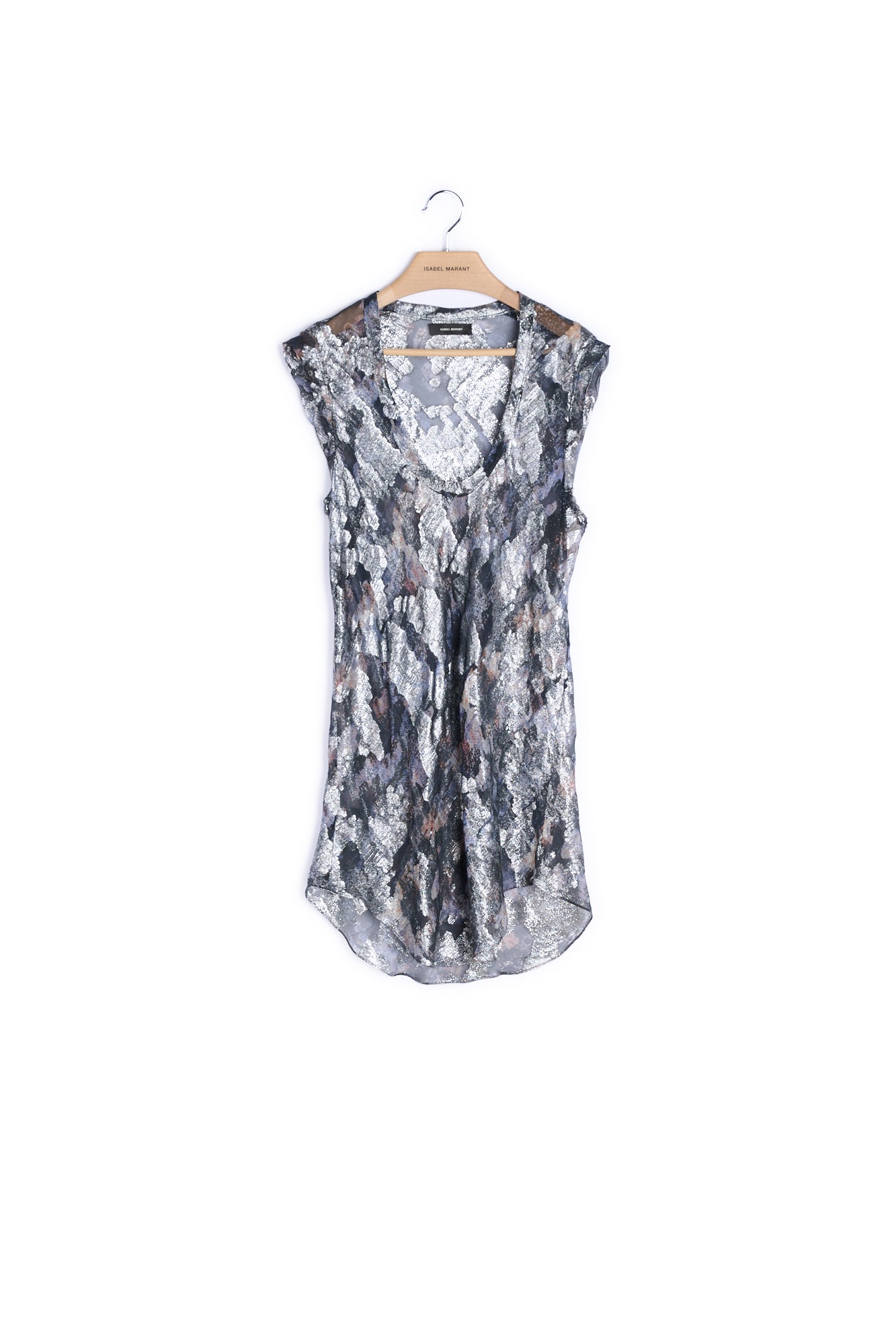 Robe Soie - 42 Faume - seconde main