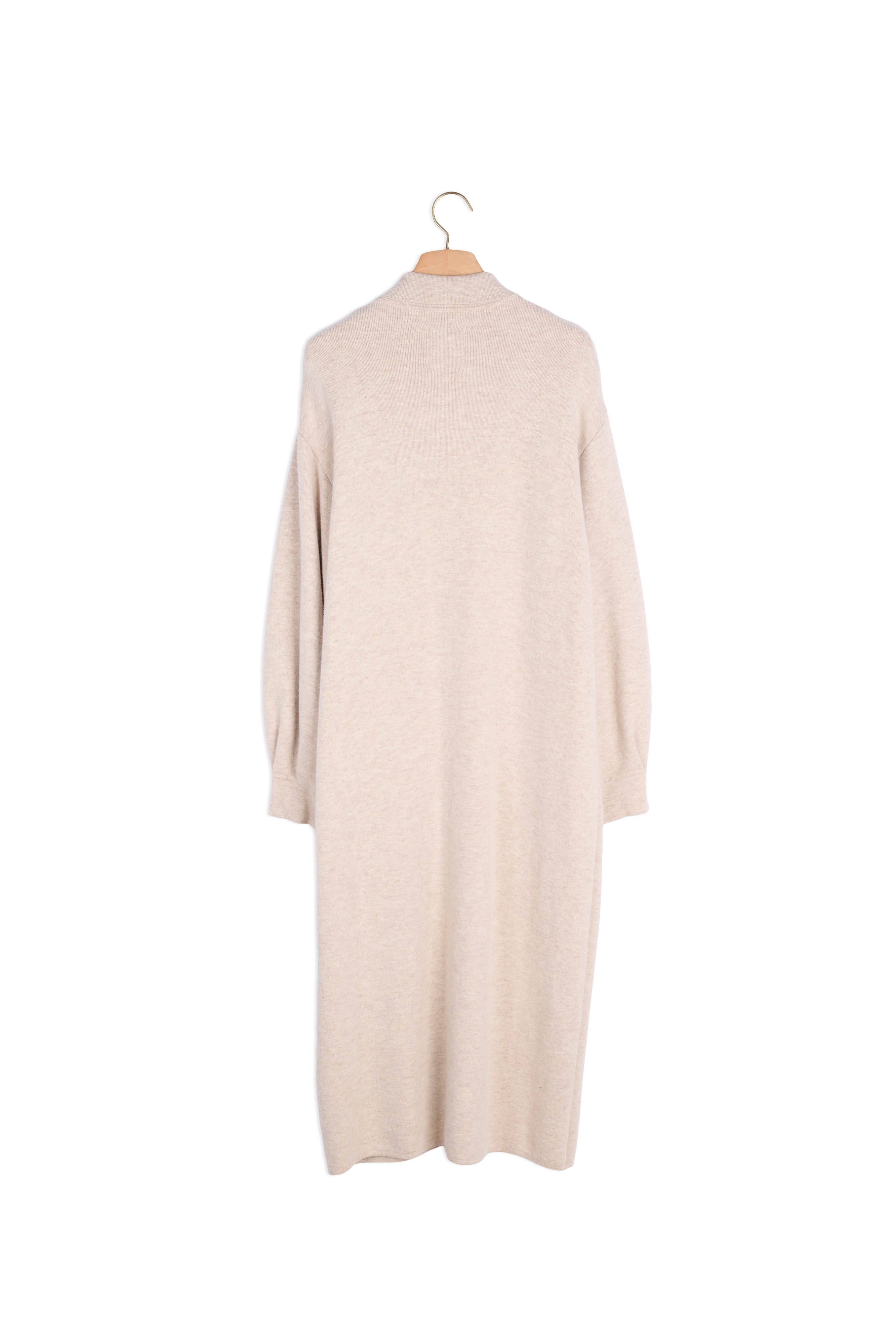 Cardi-coat long en laine Faume - seconde main