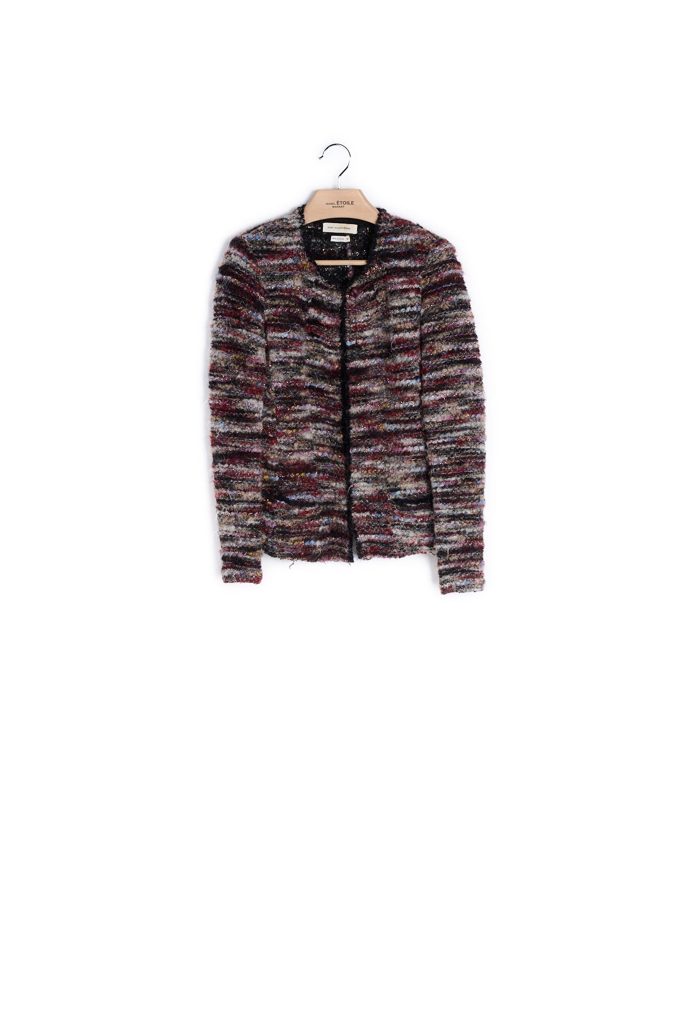 Cardigan manches longues laine et alpaga mélangé - 38 Faume - seconde main