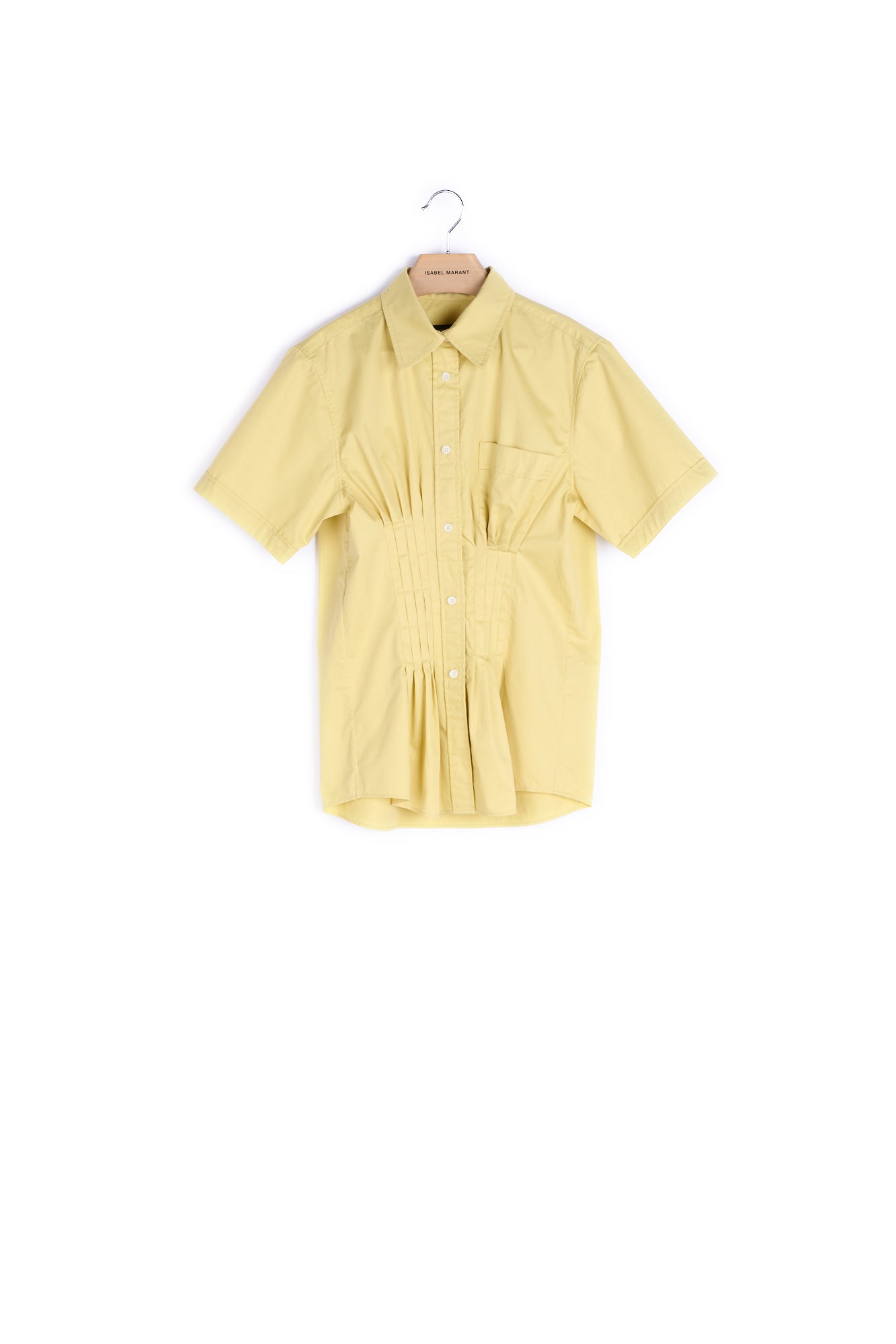 Chemise cintrée manches courtes - 40 Faume - seconde main