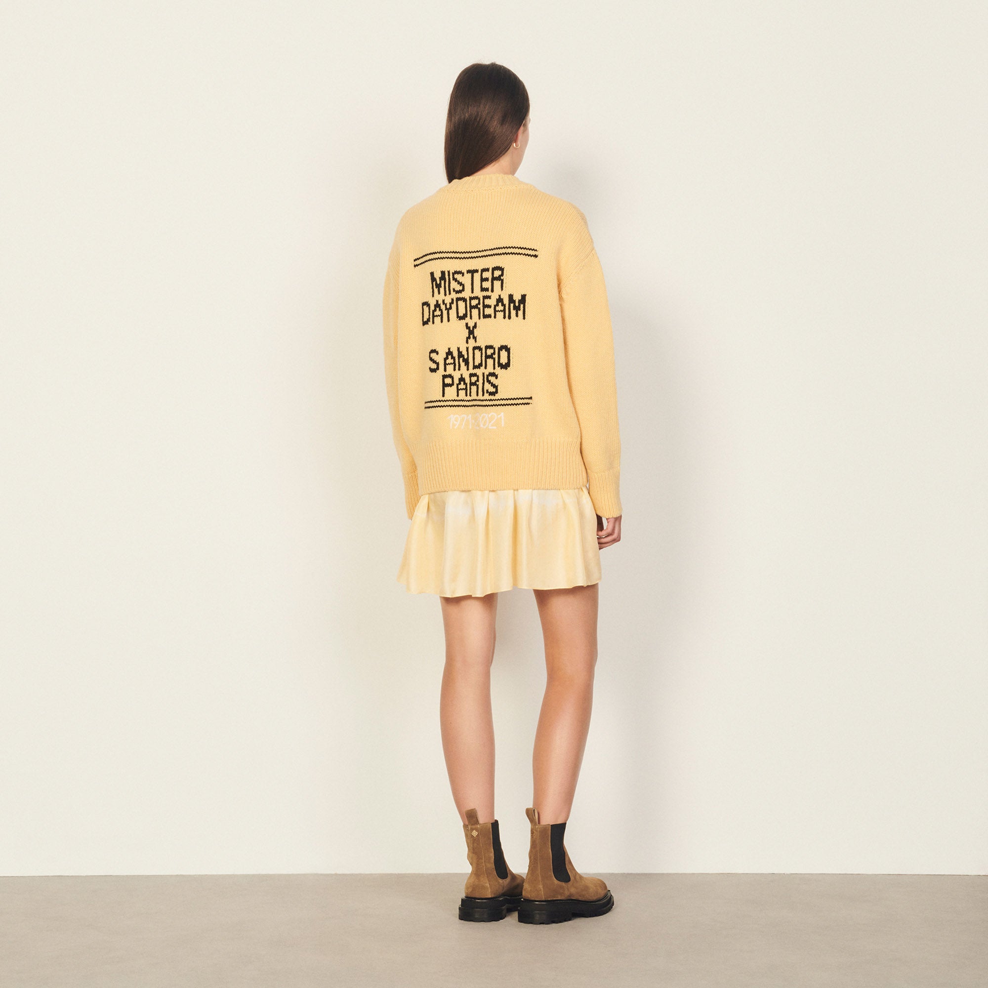 PULL Jaune Pâle Faume - seconde main