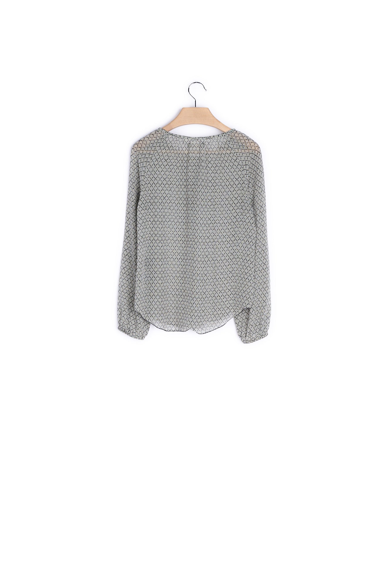 Haut manches longues Soie - 38 Faume - seconde main