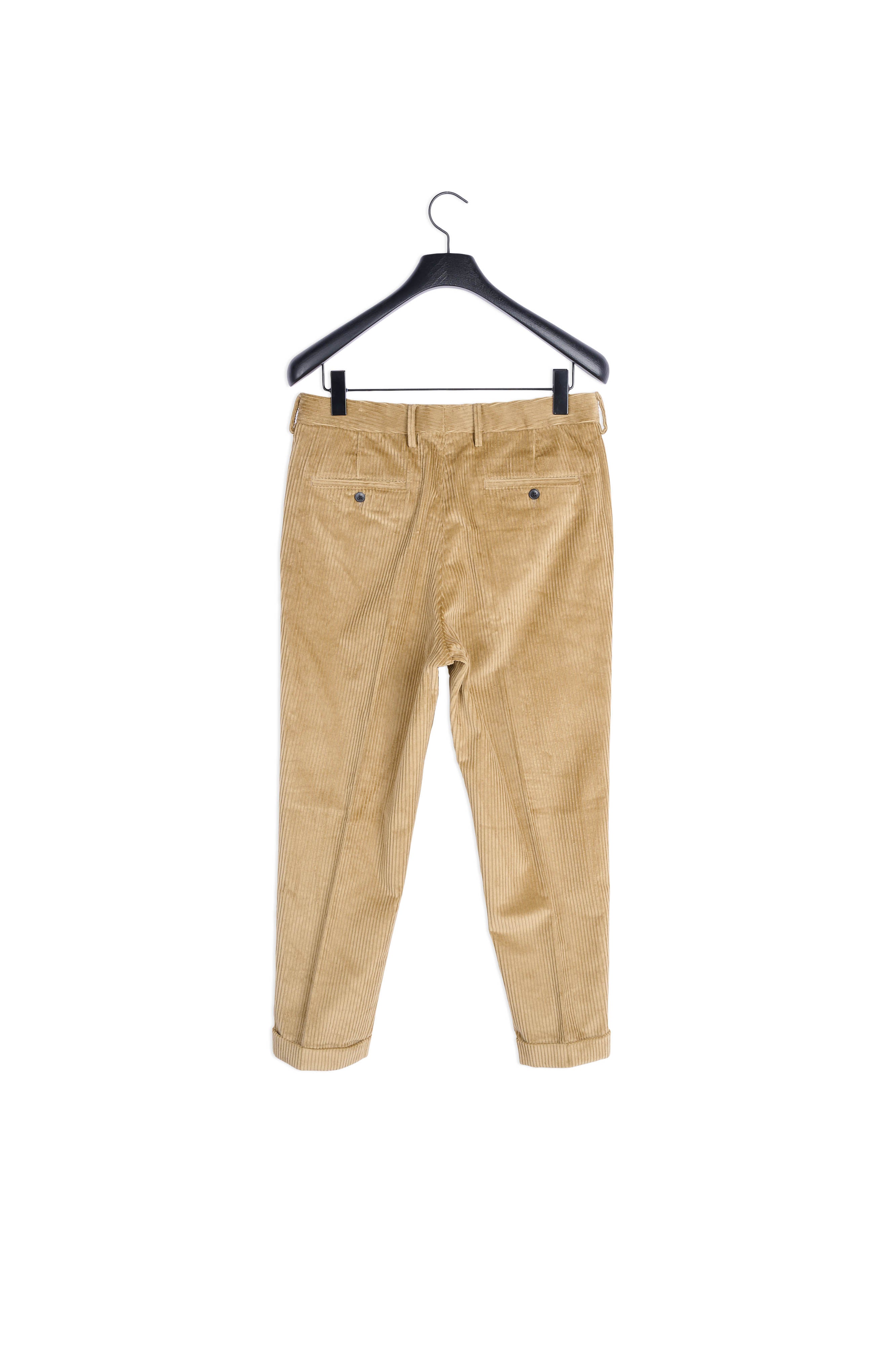 Pantalon Carotte A Plis Faume - seconde main