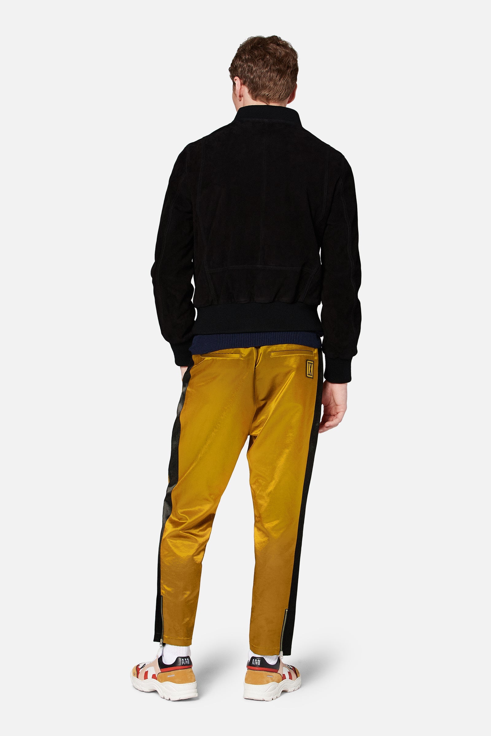 Bomber Zippé Suède Faume - seconde main