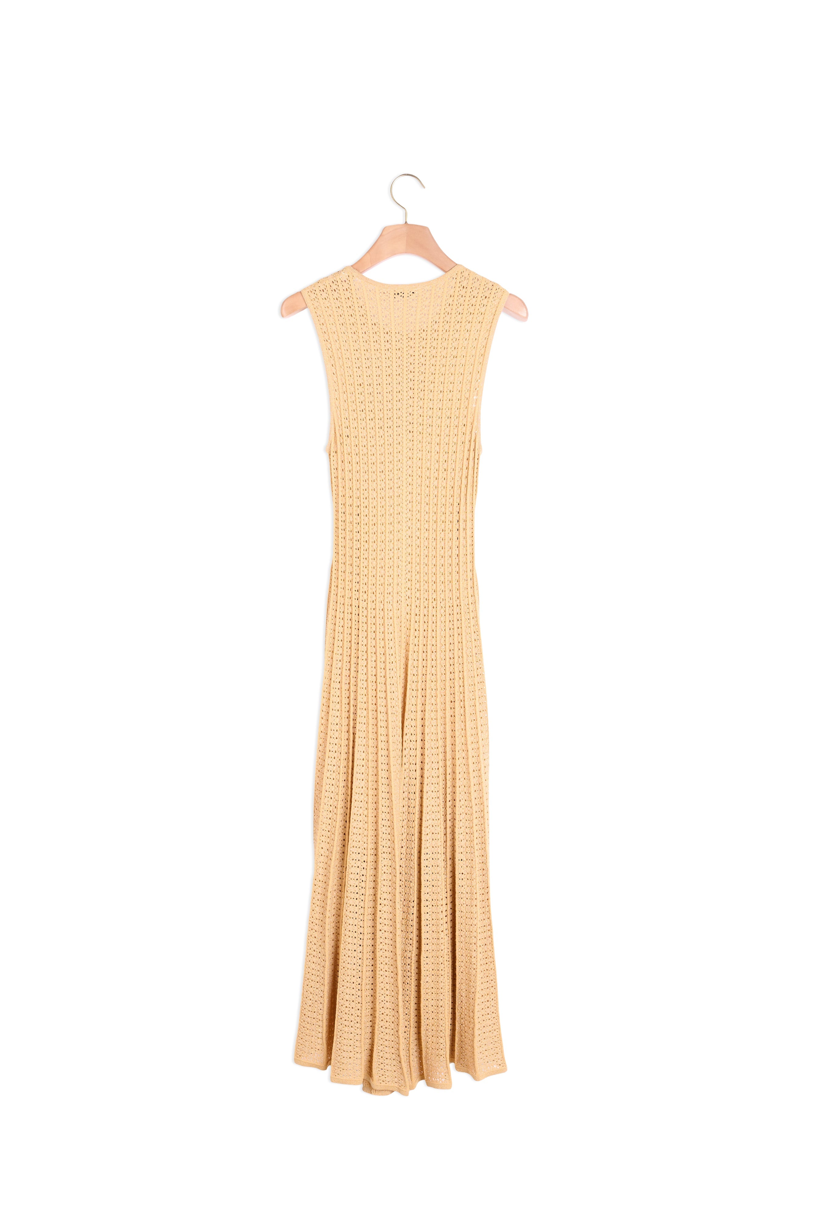 Robe longue en pointelle fantaisie Faume - seconde main