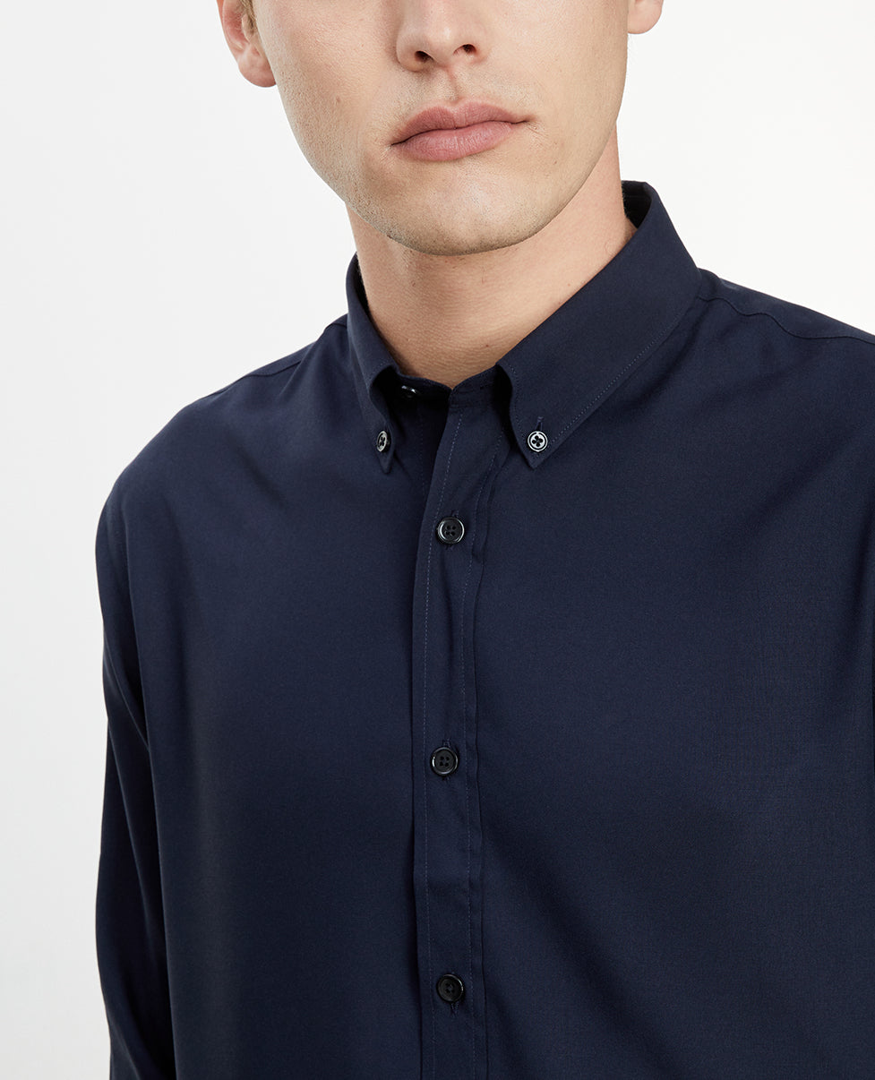 Chemise bleu marine Faume - seconde main