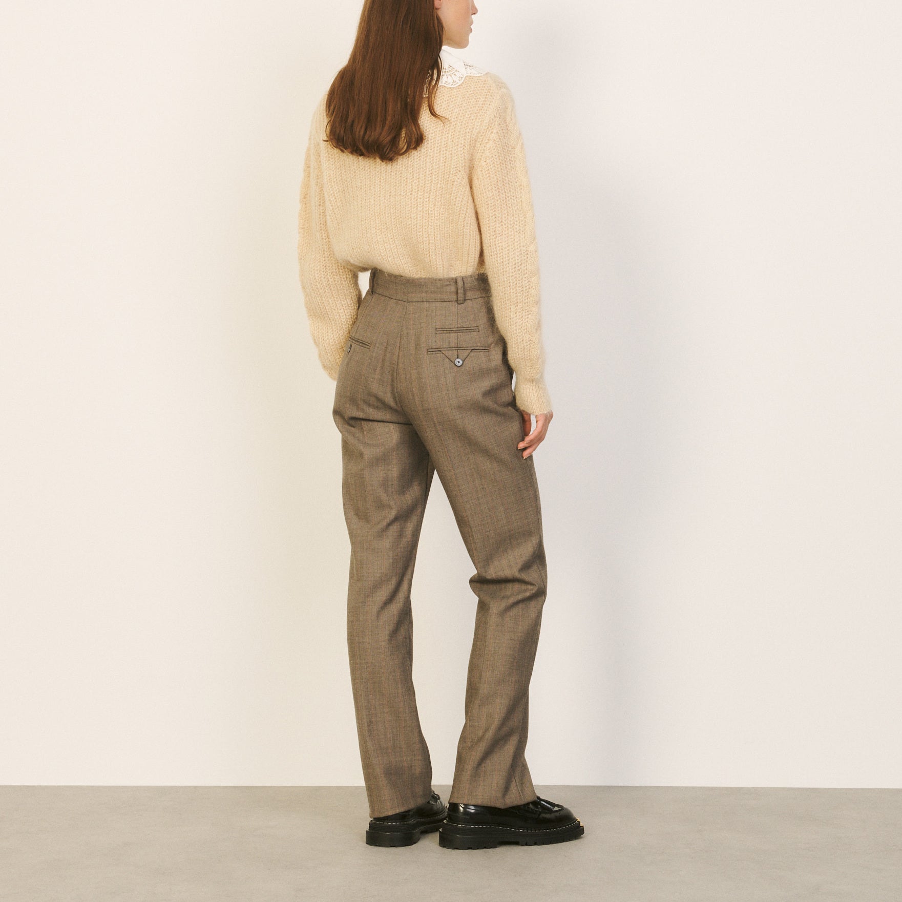 PANTALON Taupe Faume - seconde main