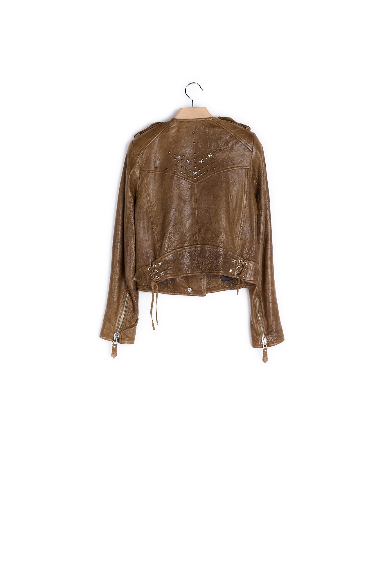Veste manches longues Cuir - 38 Faume - seconde main