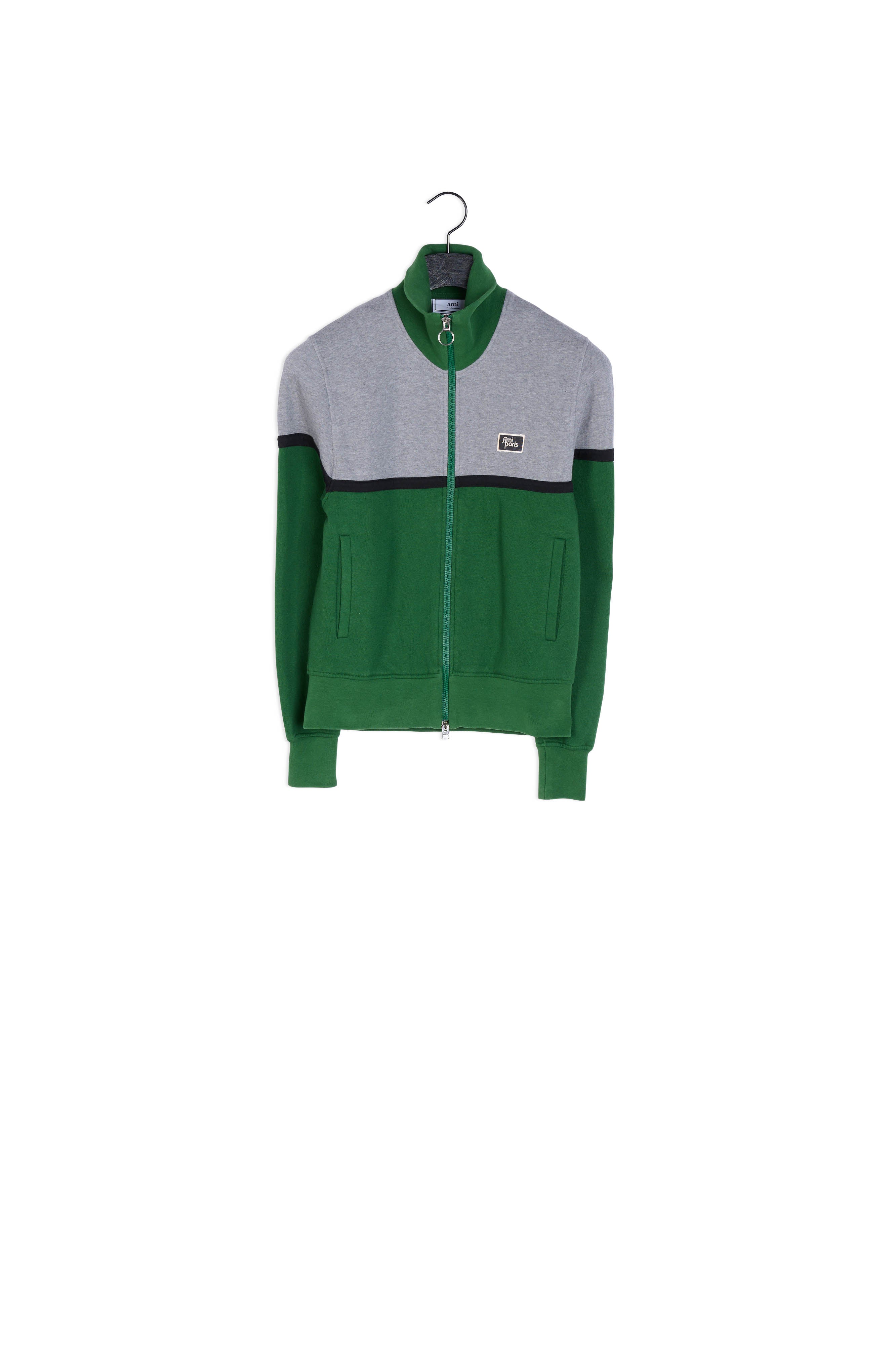 Gillet Zippé Bicolore Faume - seconde main