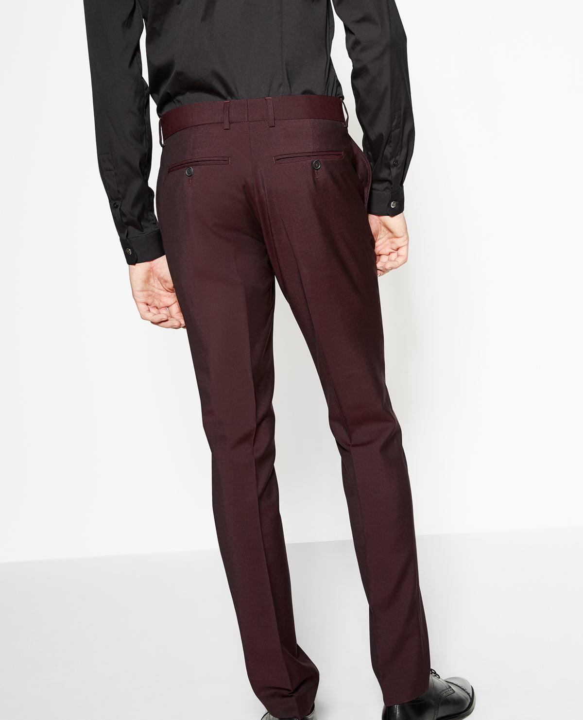 Pantalon en Laine Faume - seconde main