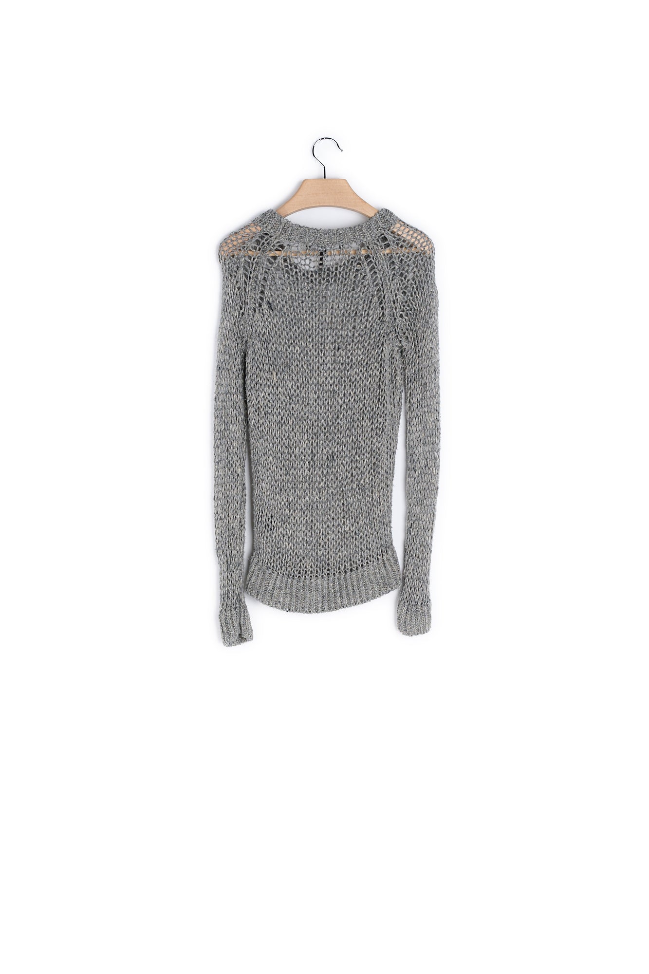 Pull col rond manches longues Lin - 36 Faume - seconde main