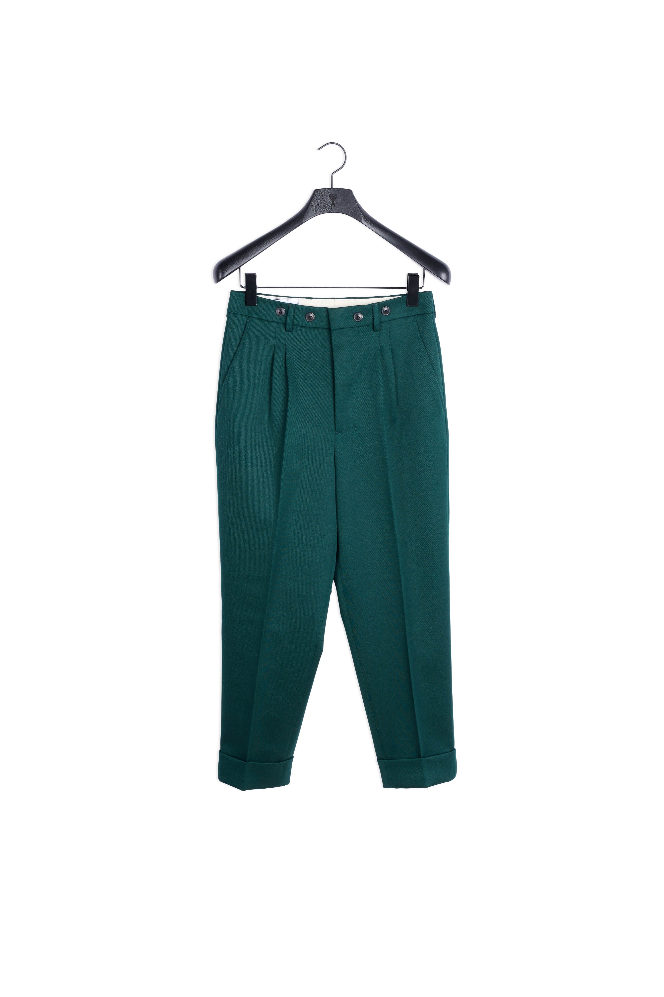 Pantalon Carotte A Pinces Faume - seconde main