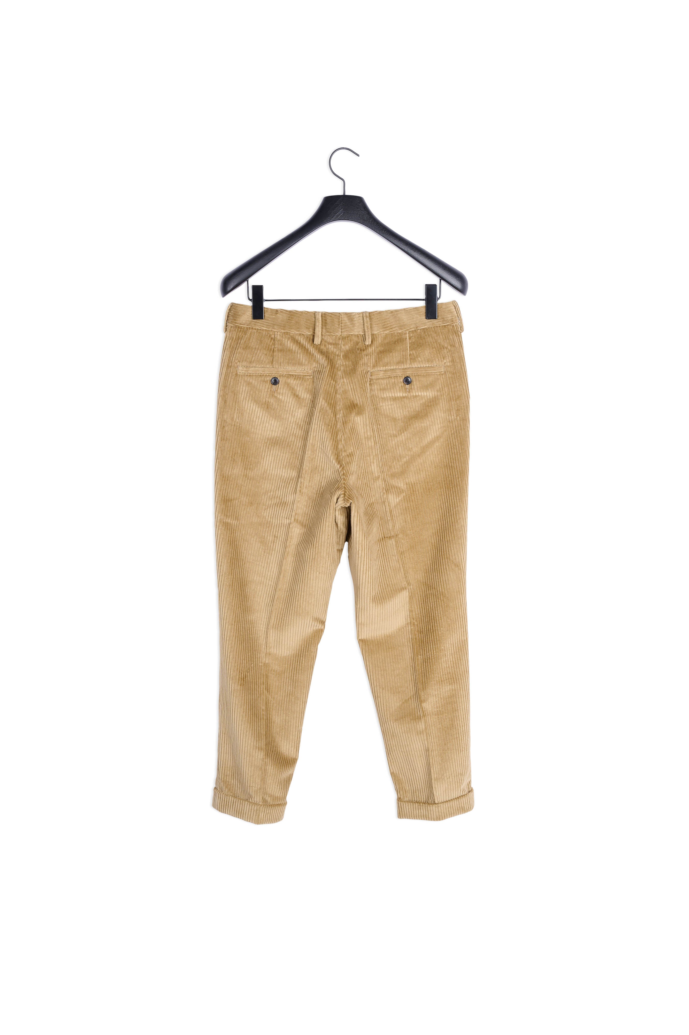 Pantalon Carotte A Plis Faume - seconde main