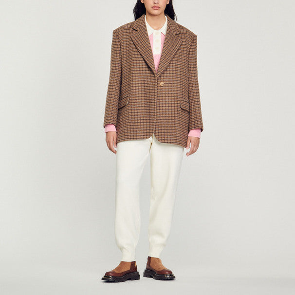 Veste de tailleur oversize Faume - seconde main