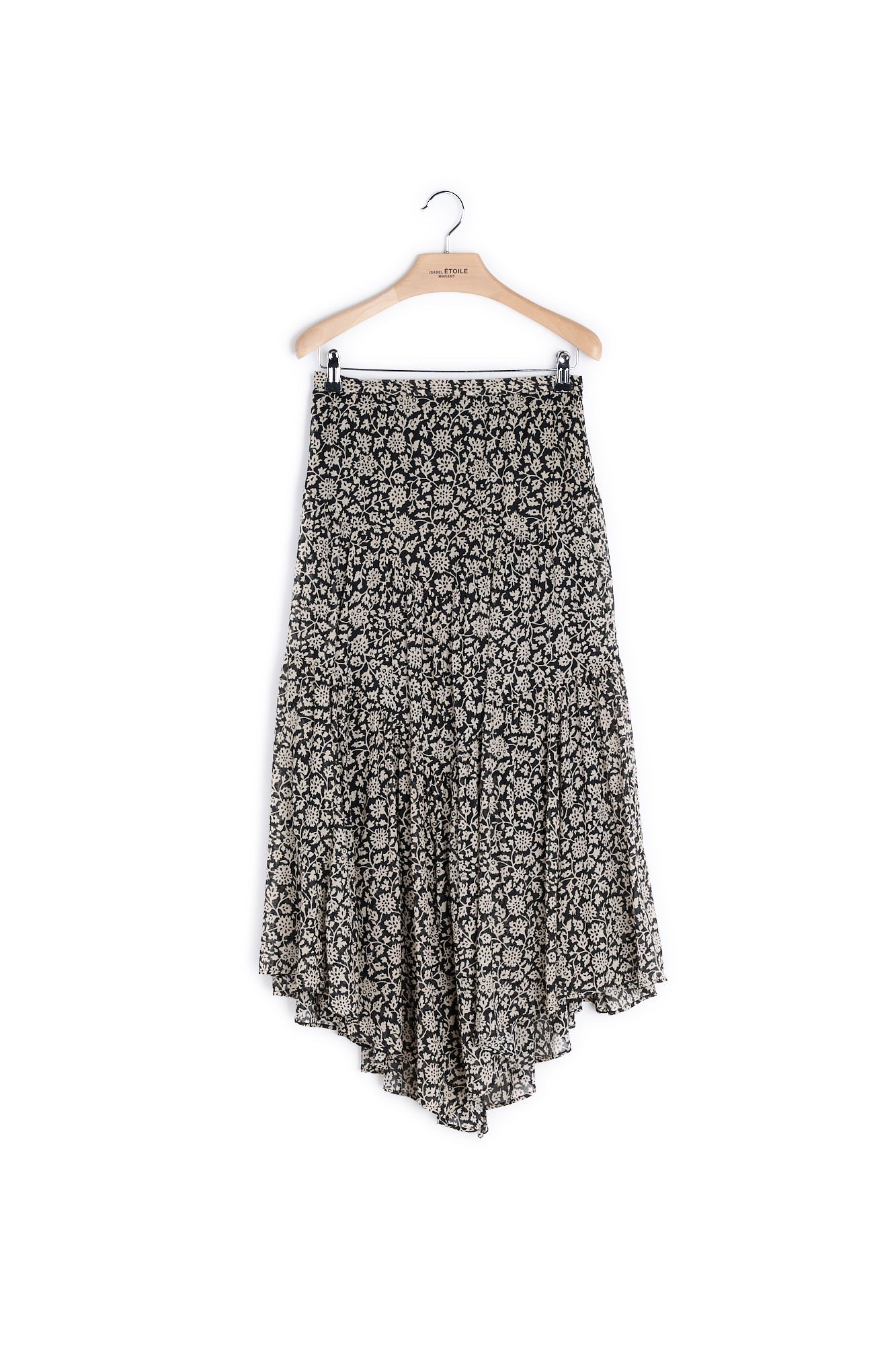 Jupe Longue Asymétrique Coton - 36 Faume - seconde main