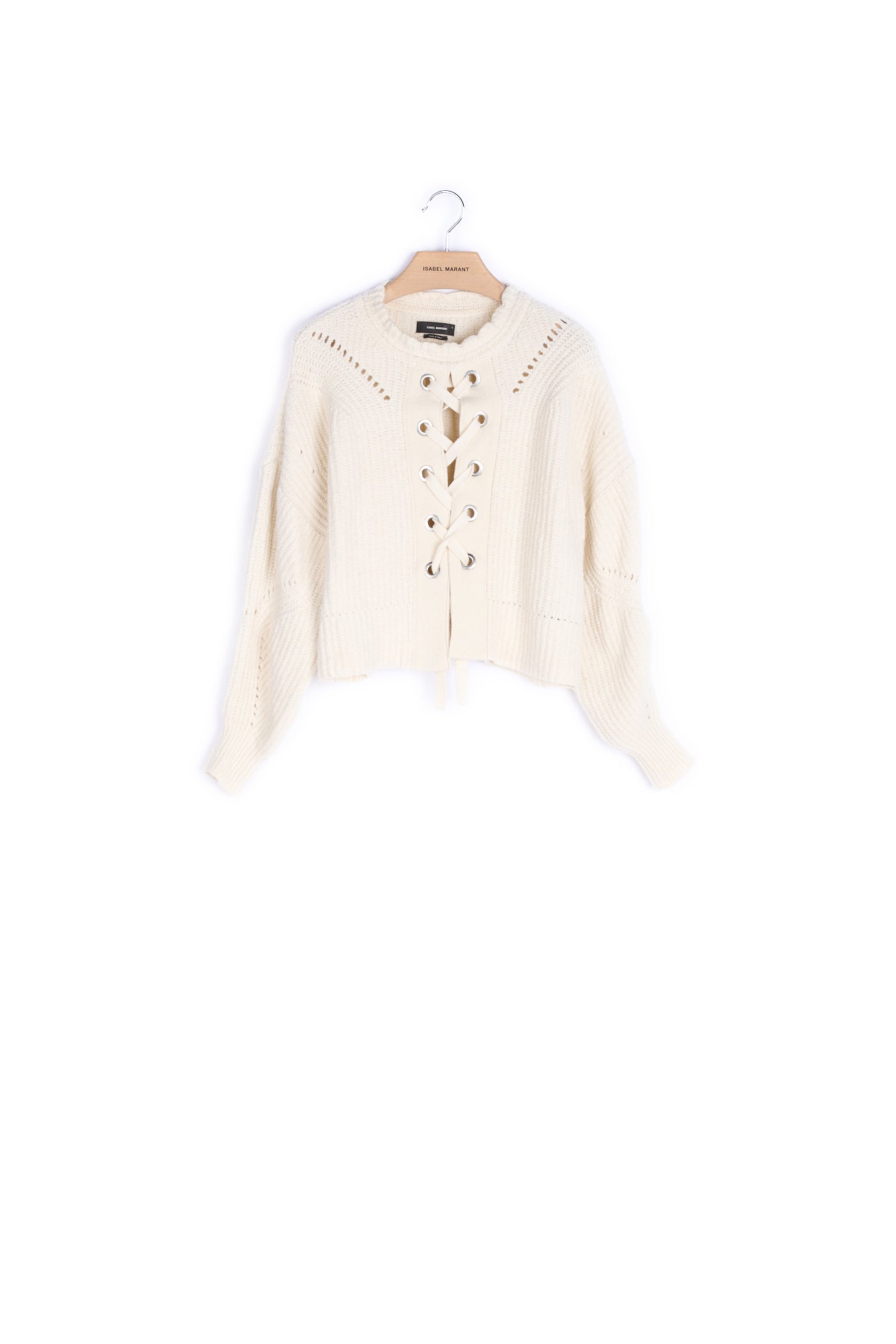 Pull lacé Coton - 34 Faume - seconde main