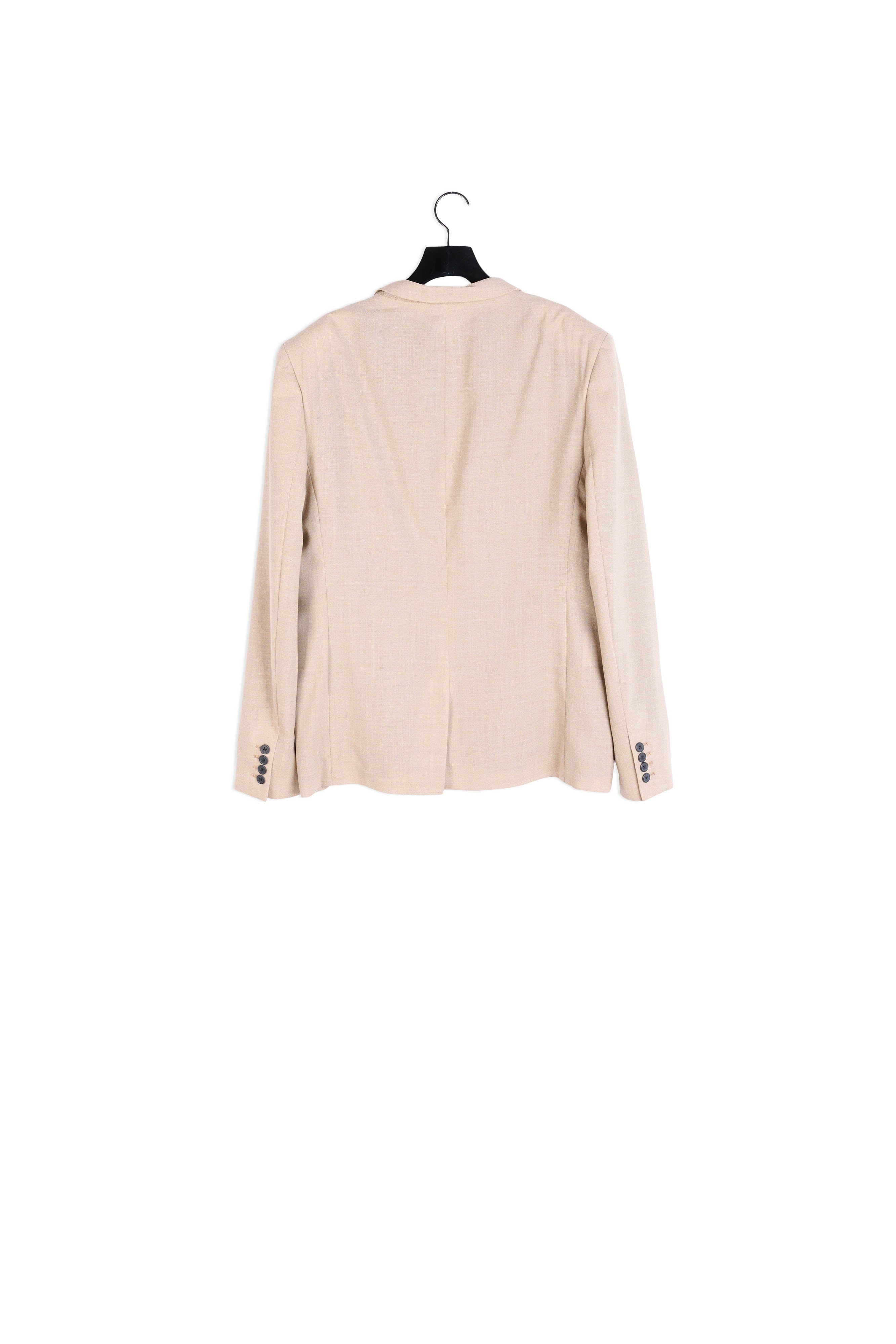 Veste habillée beige laine à poches Faume - seconde main