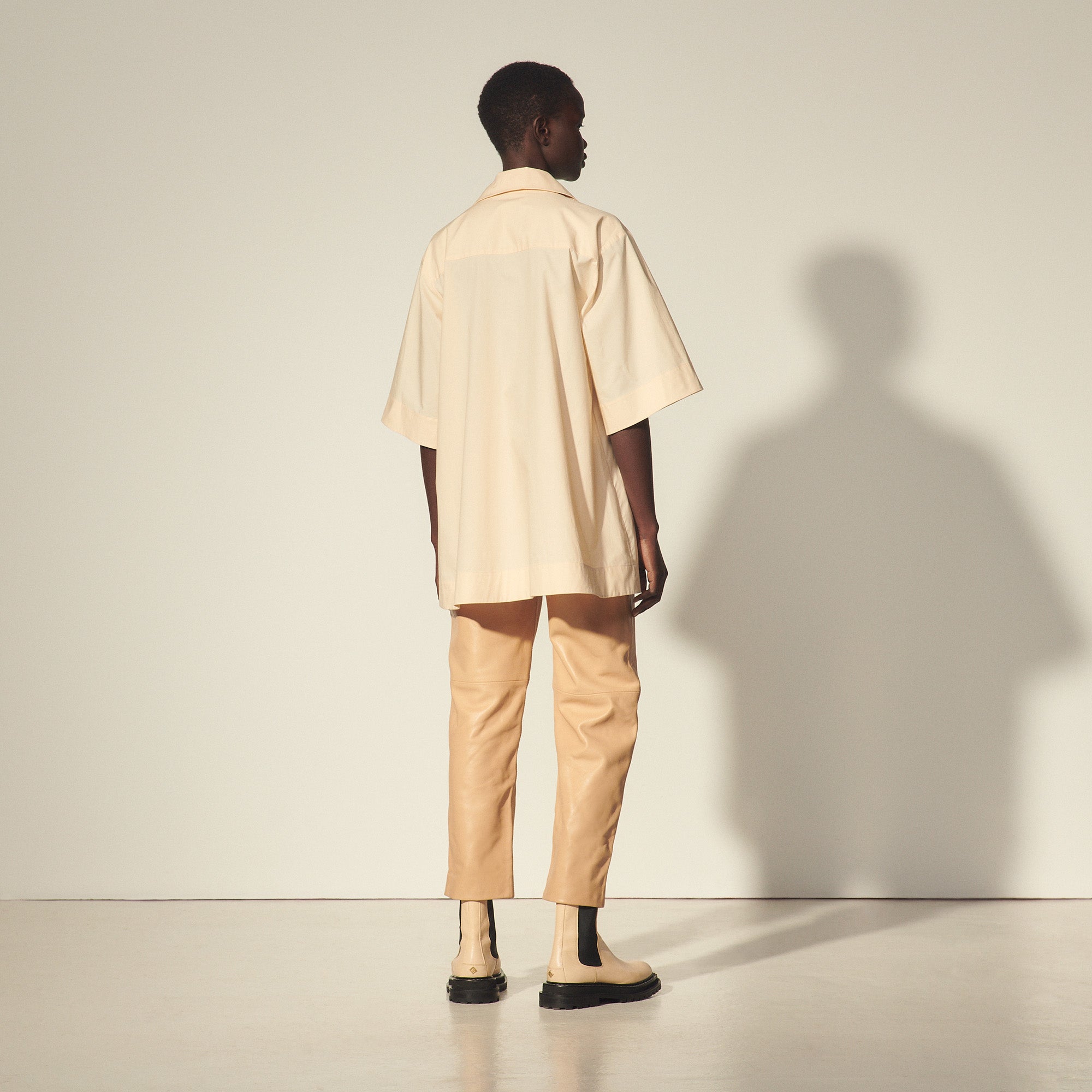 Chemise oversize en coton biologique Faume - seconde main