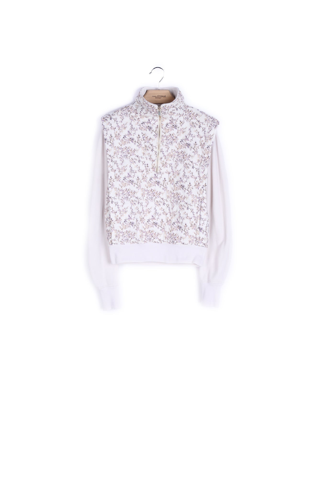 Sweat shirt Imprimé Col Montant - 34 Faume - seconde main