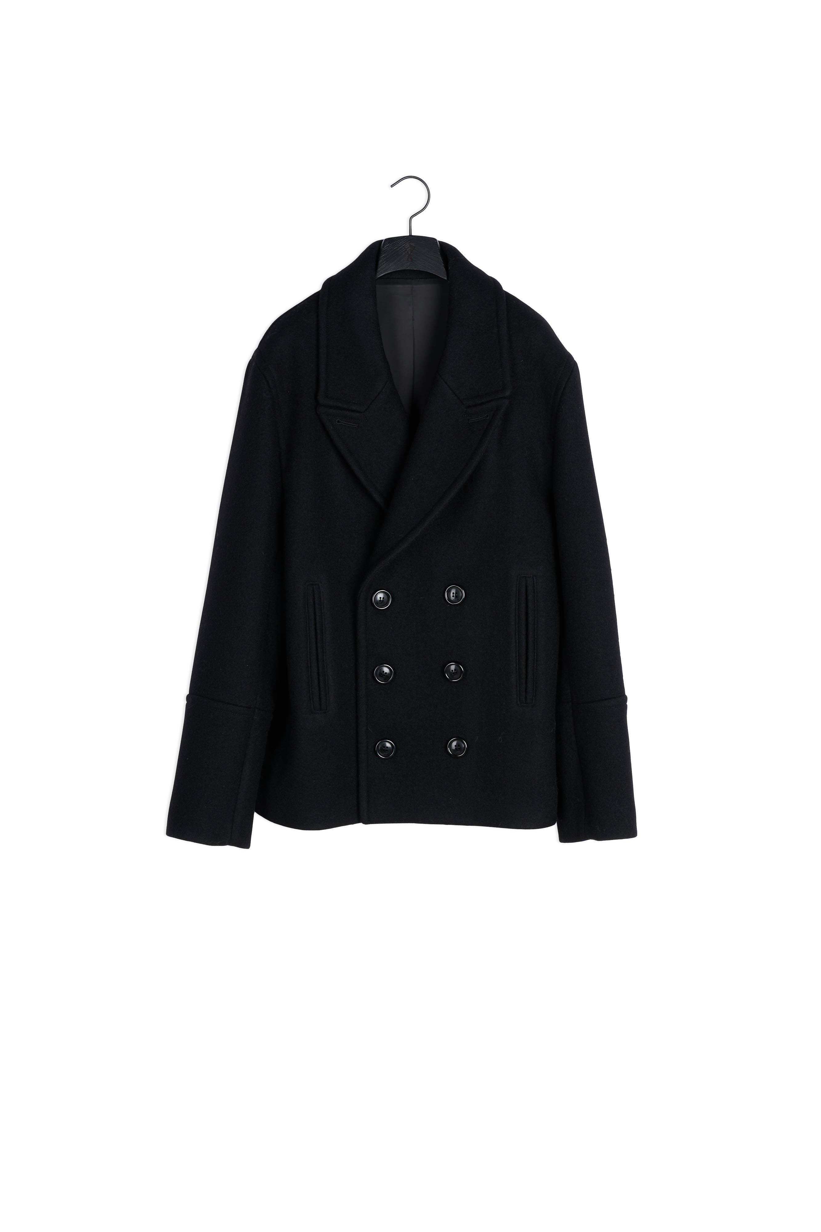 Manteau Court Col Croise Faume - seconde main