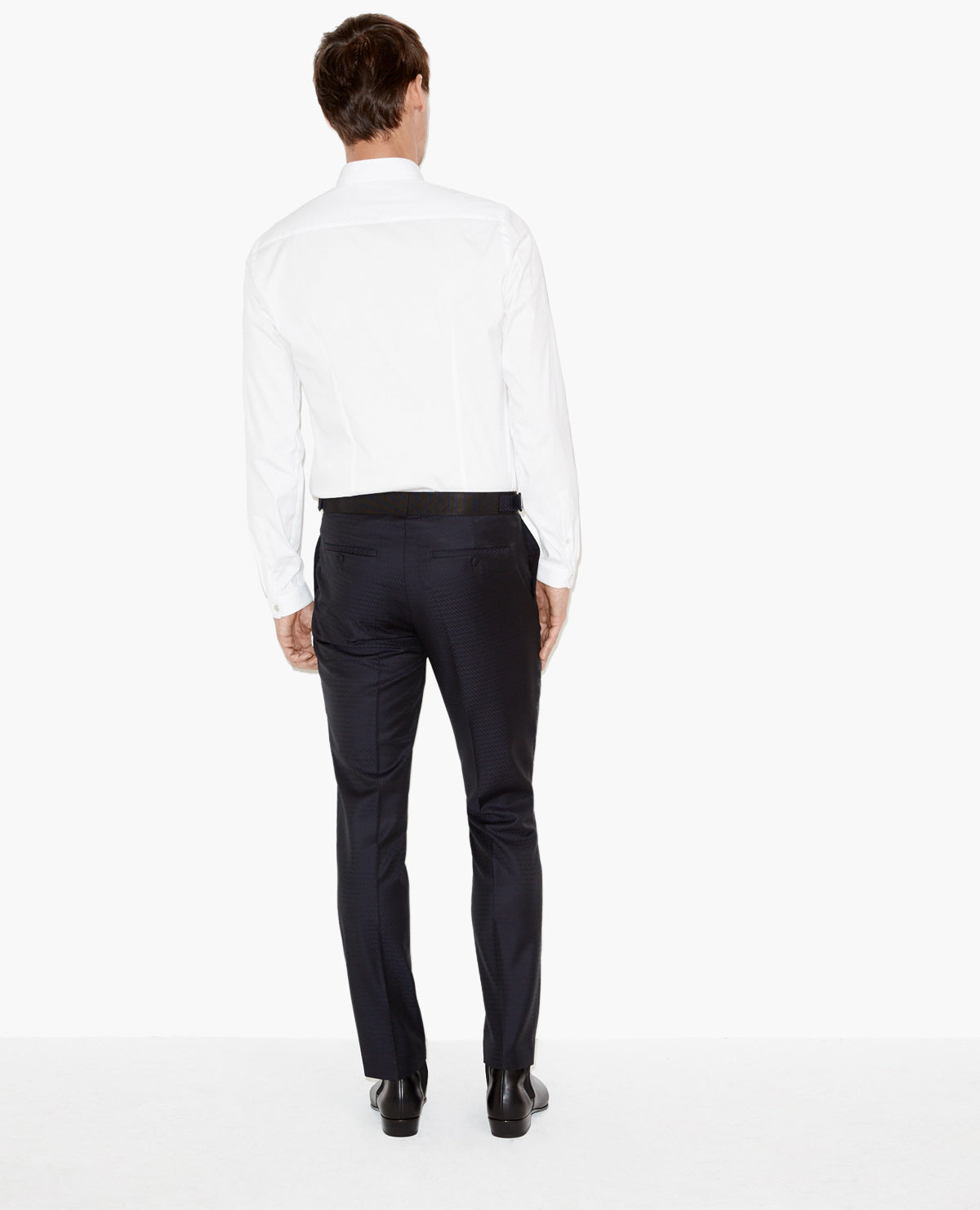 Pantalon droit bleu Faume - seconde main