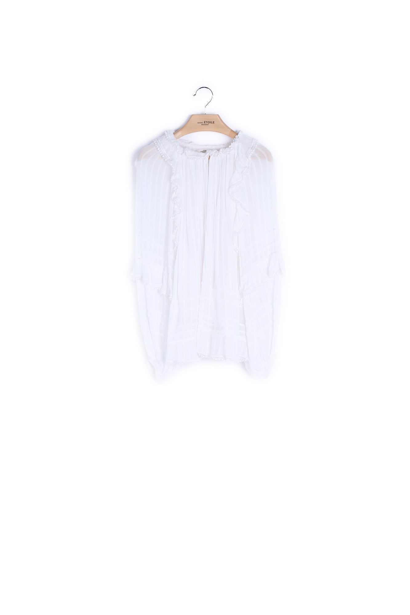 Blouse à Volants - 42 Faume - seconde main