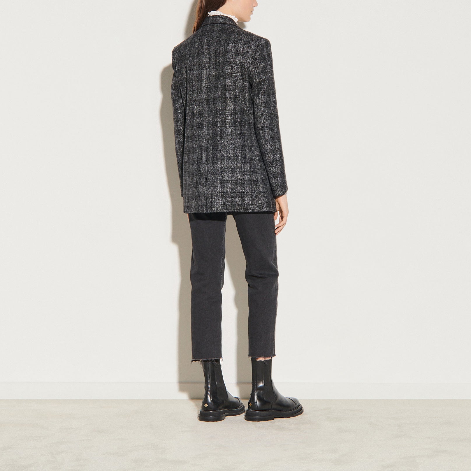 Veste tailleur à carreaux Faume - seconde main