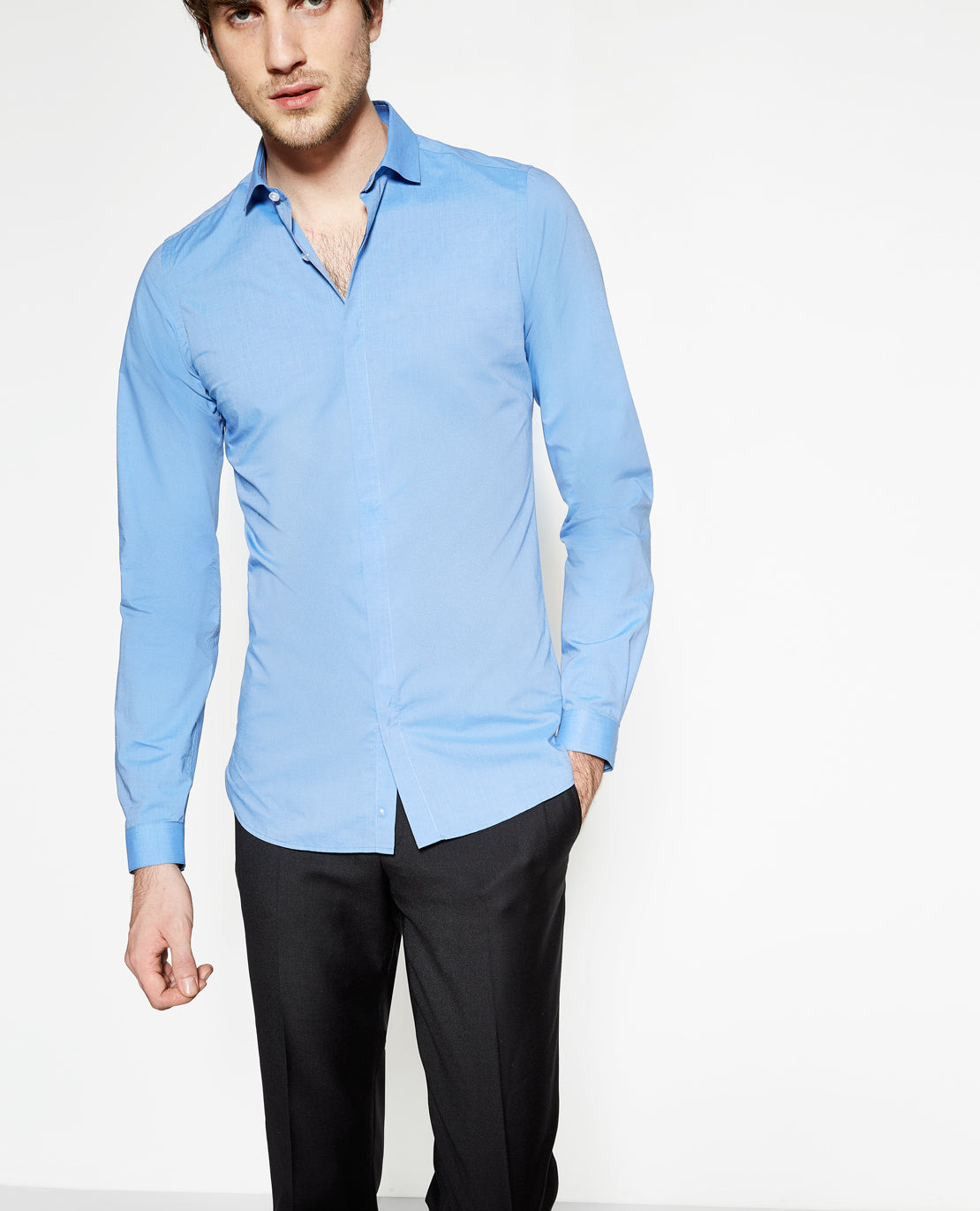 Chemise bleue claire Faume - seconde main