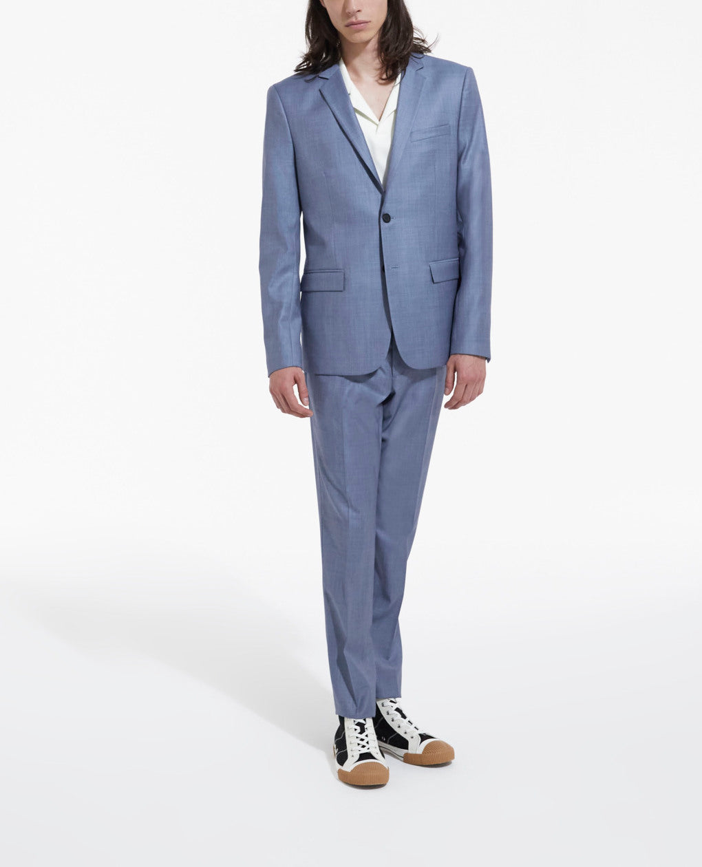 Veste habillée bleu ciel trois poches Faume - seconde main