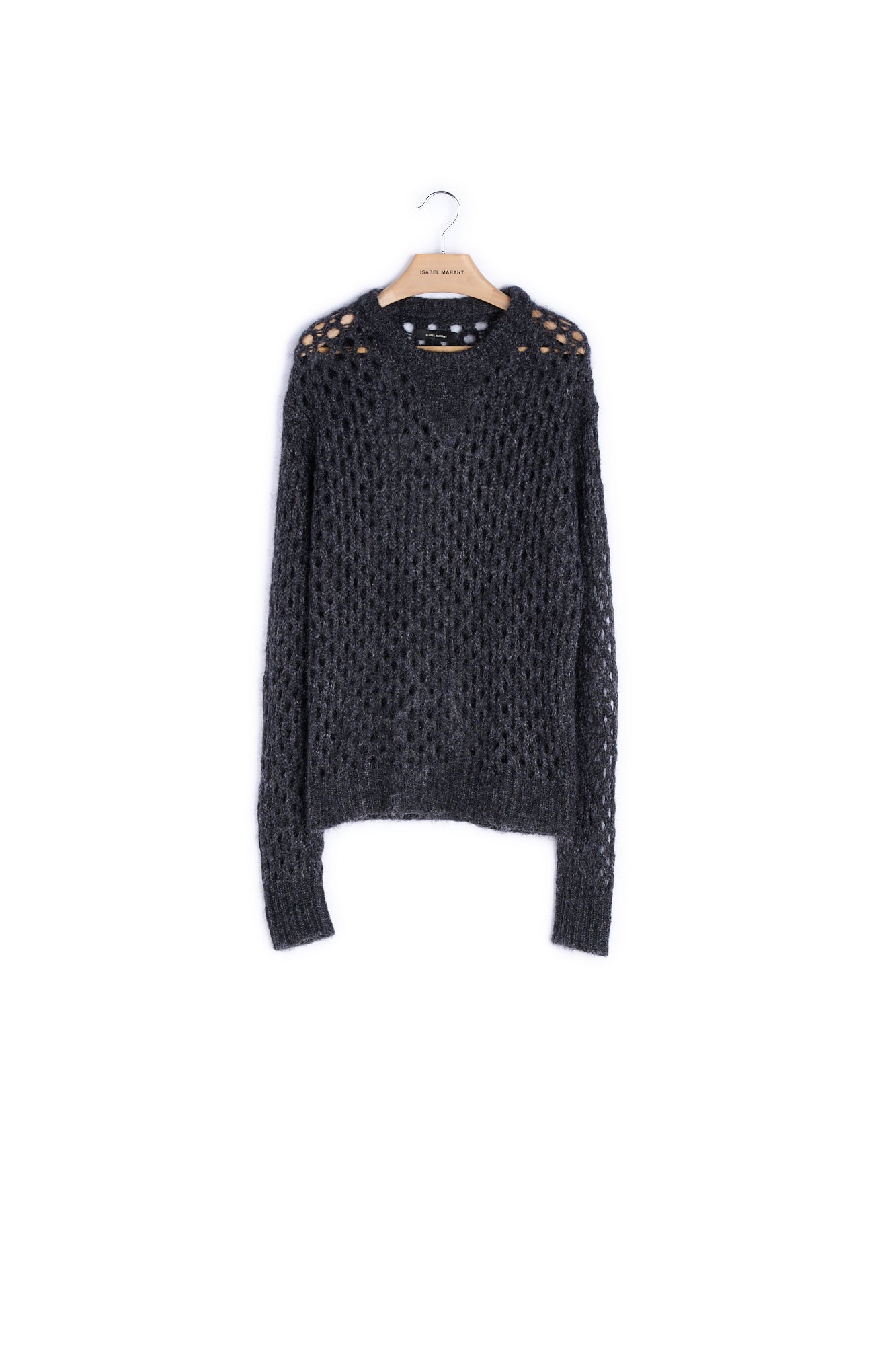 Pull mohair et laine manches longues - 40 Faume - seconde main