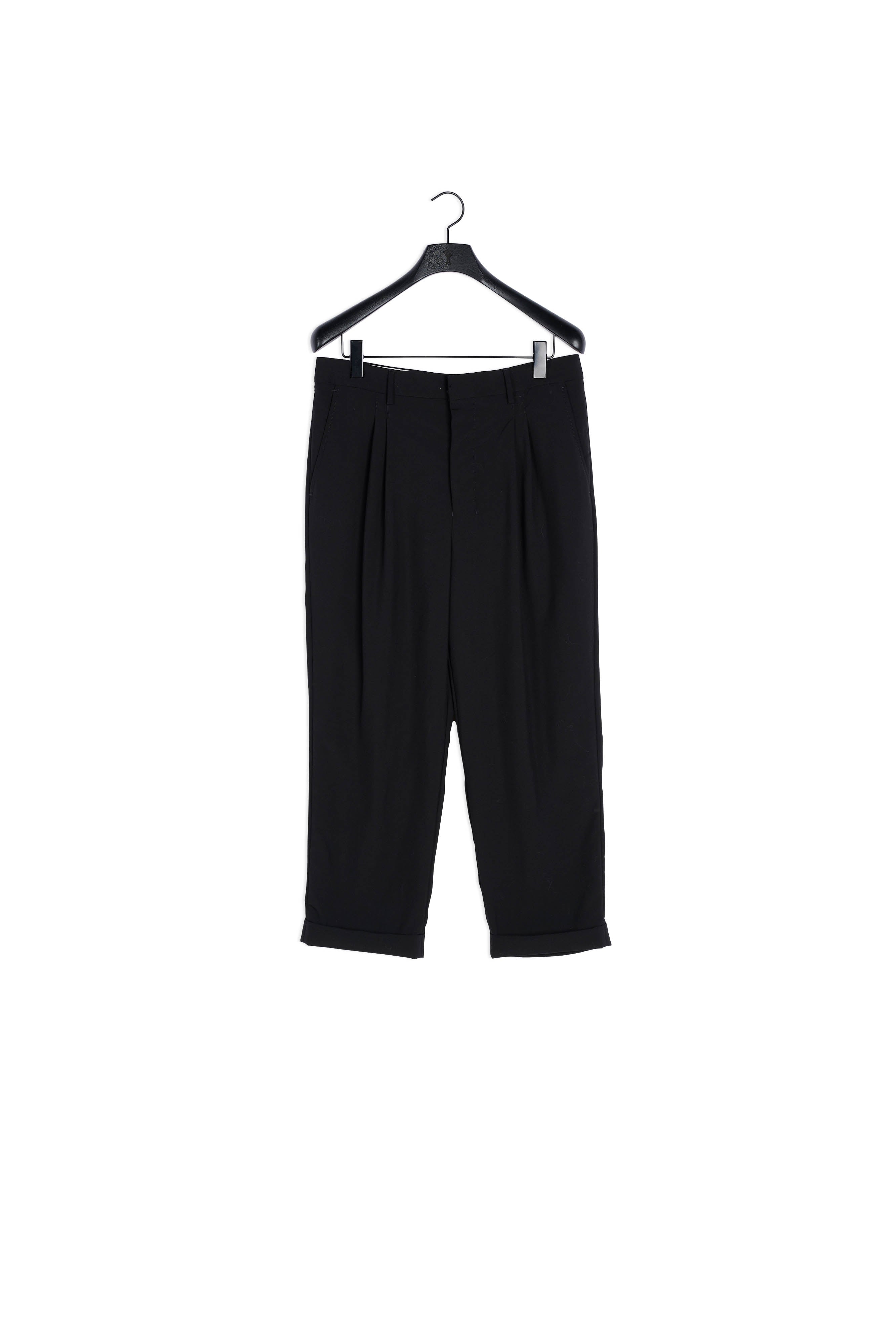 Pantalon Carotte À Revers Et Pinces Faume - seconde main