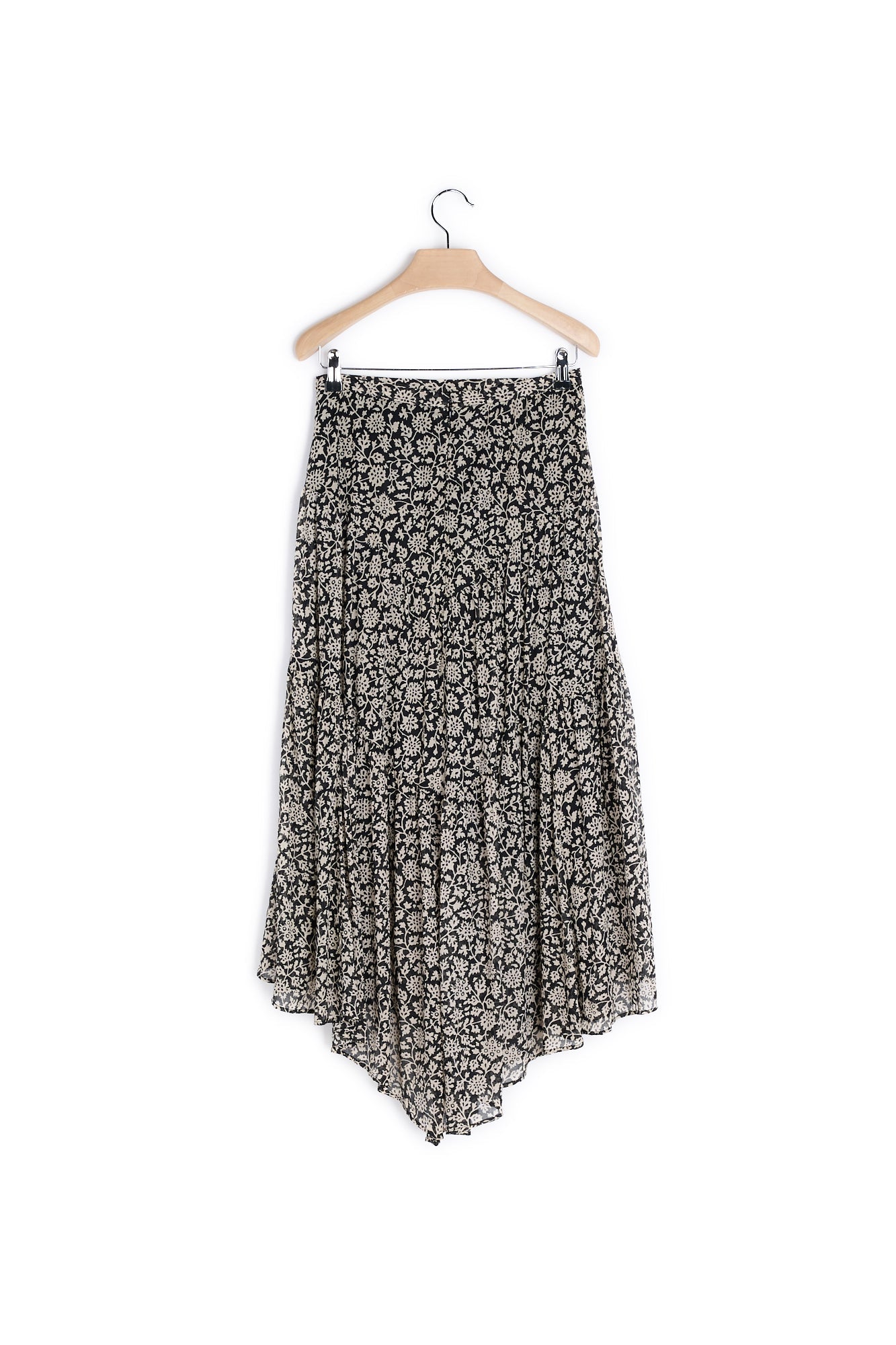 Jupe Longue Asymétrique Coton - 36 Faume - seconde main