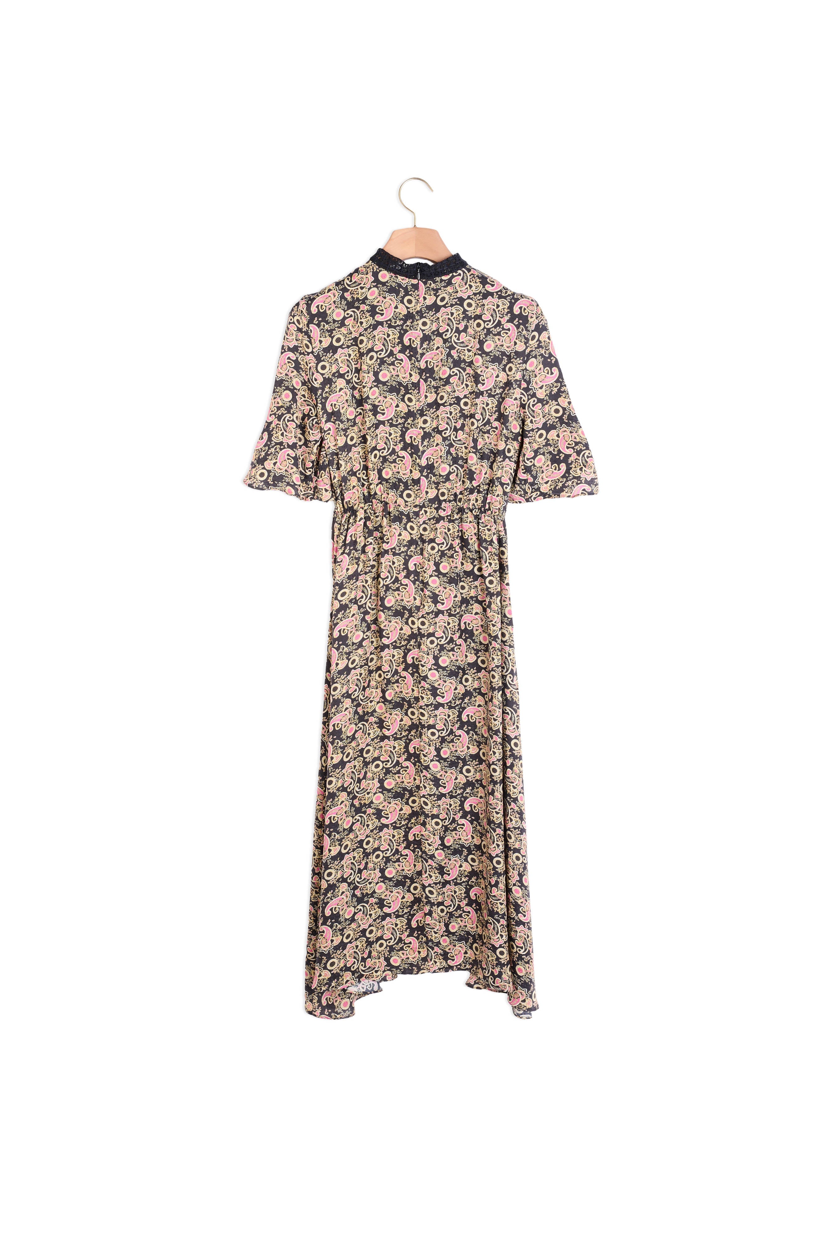 Robe midi en imprimé all over Faume - seconde main