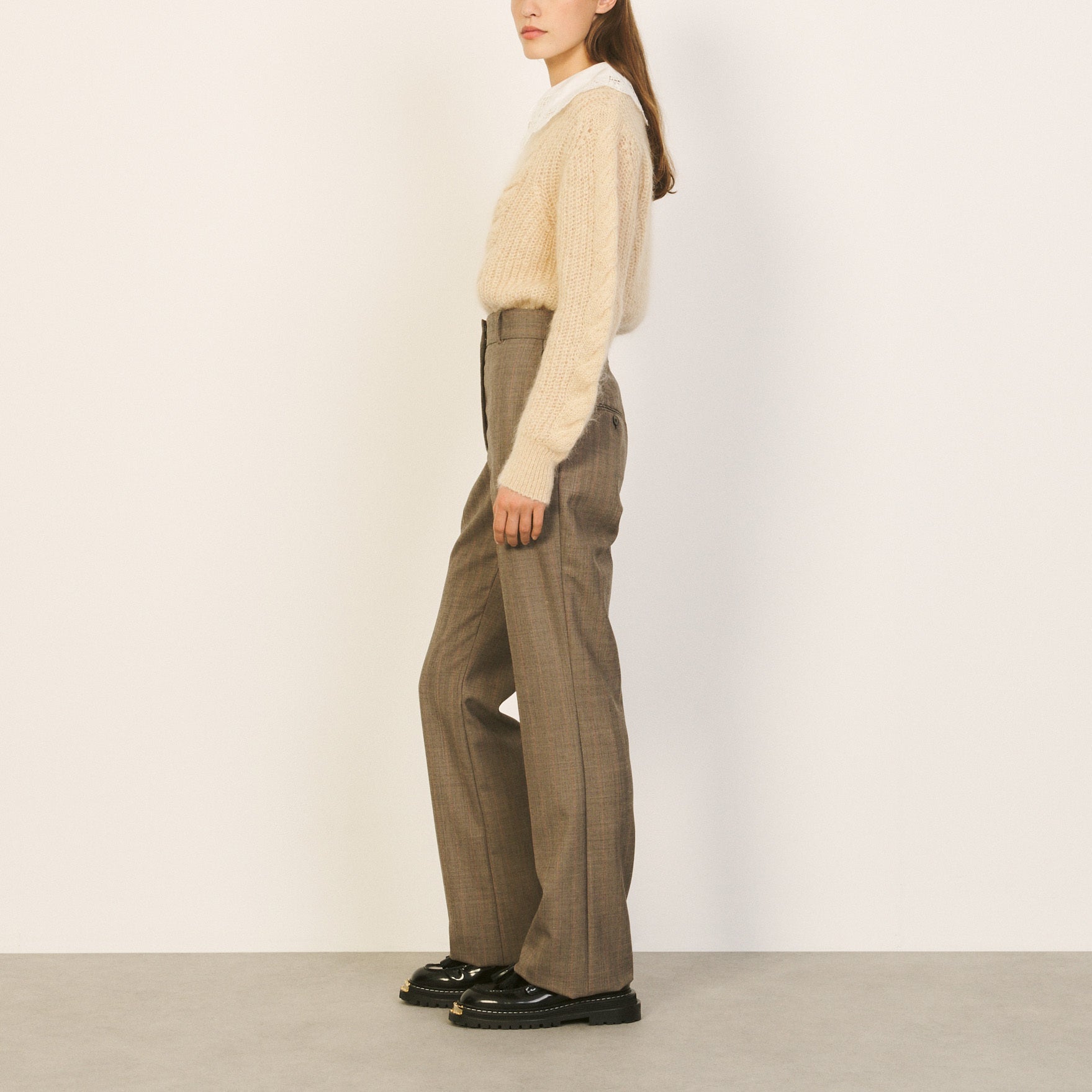 PANTALON Taupe Faume - seconde main