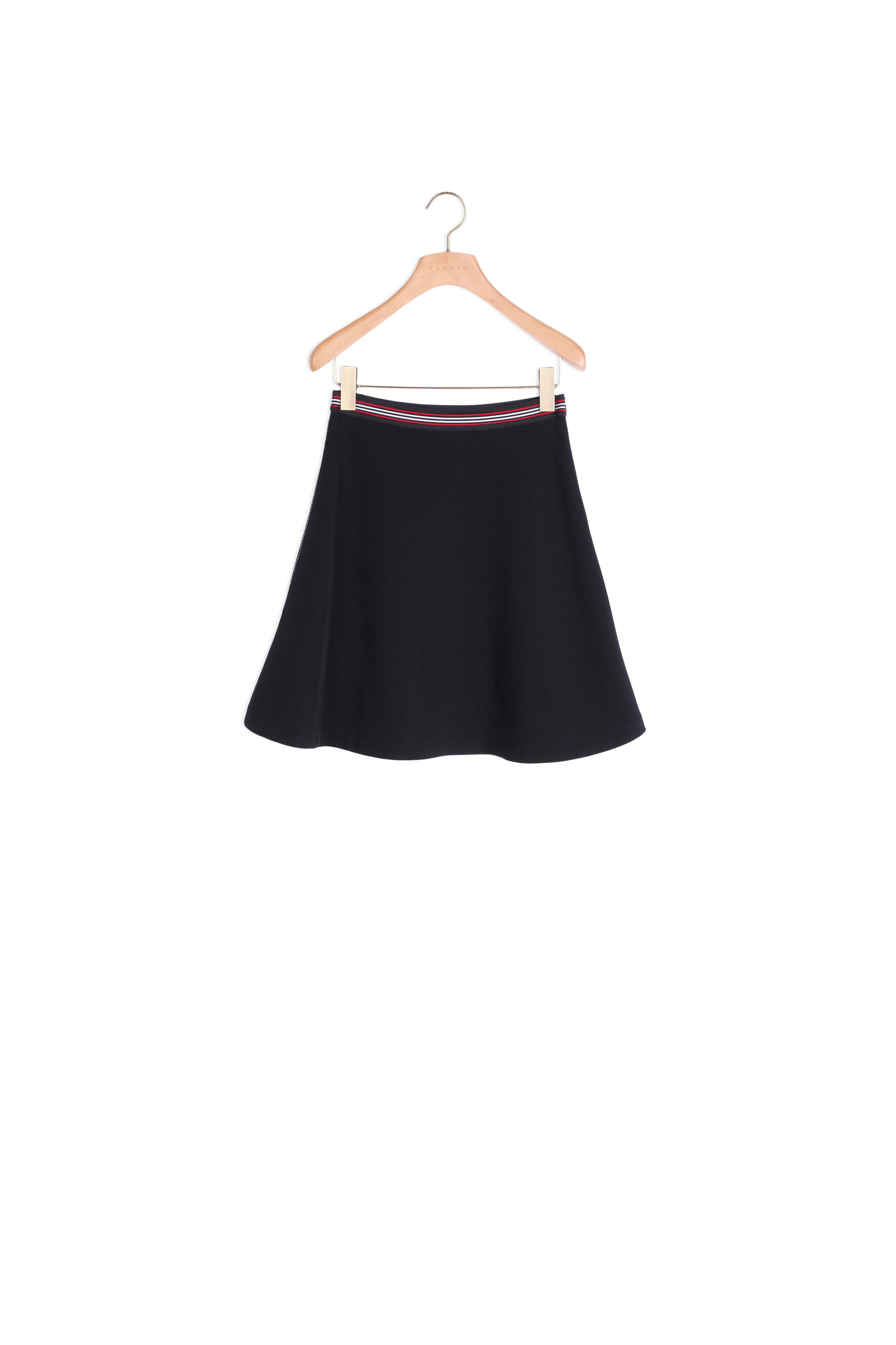 Jupe patineuse avec taille colorée Faume - seconde main