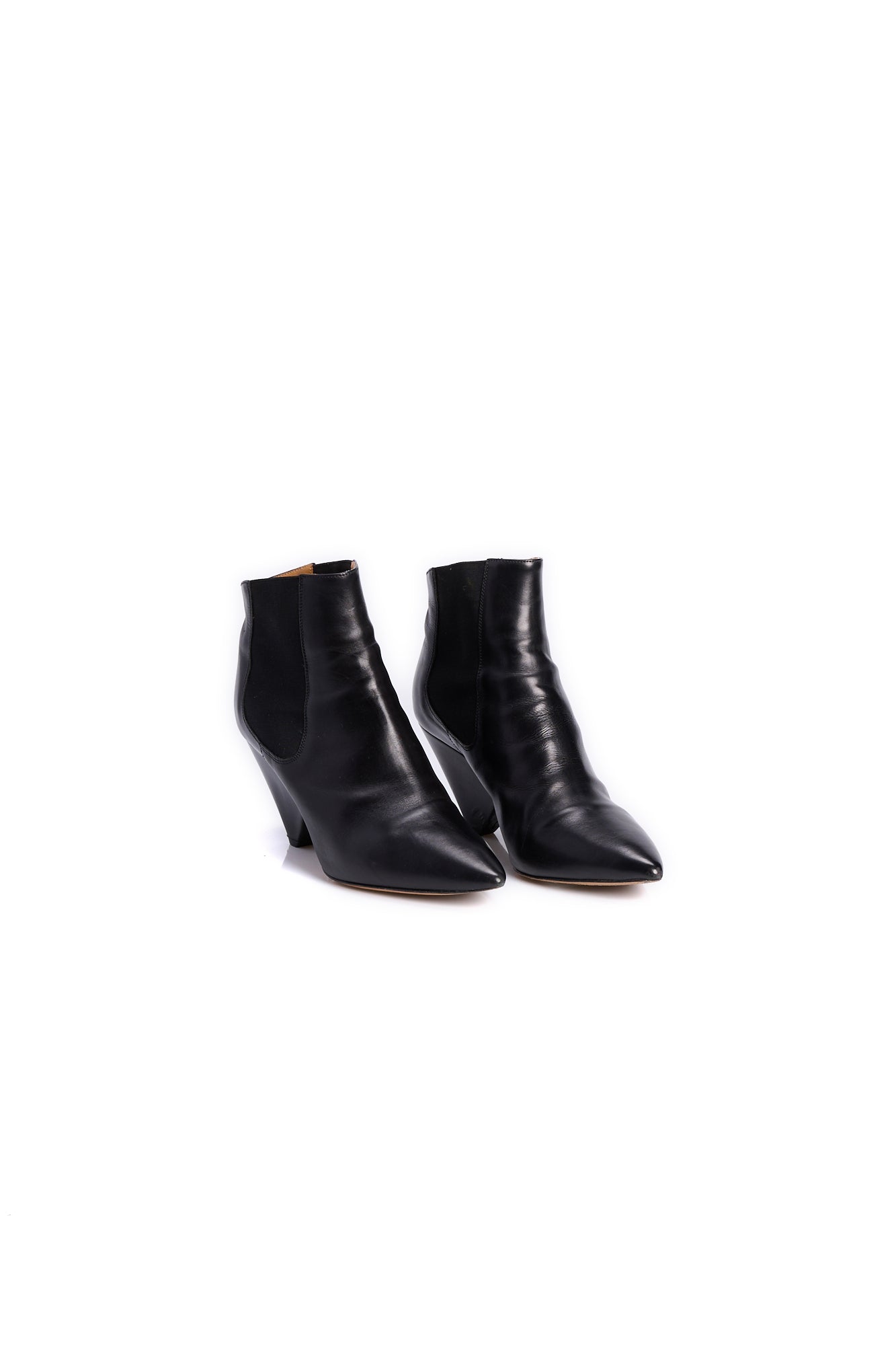 Bottines cuir - 37 Faume - seconde main