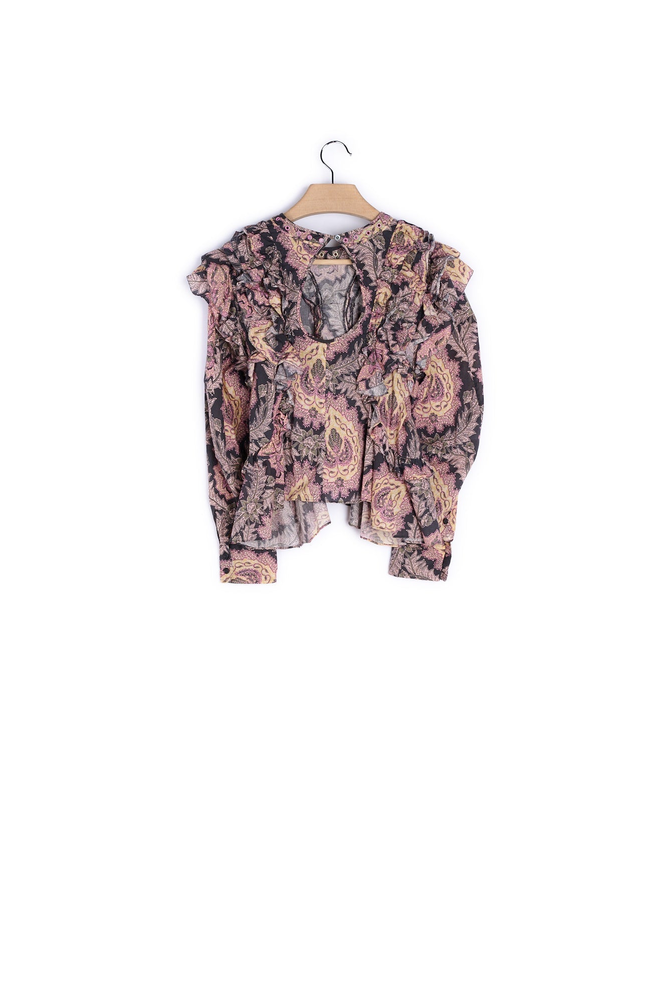 Blouse manches longues  Coton - 36 Faume - seconde main