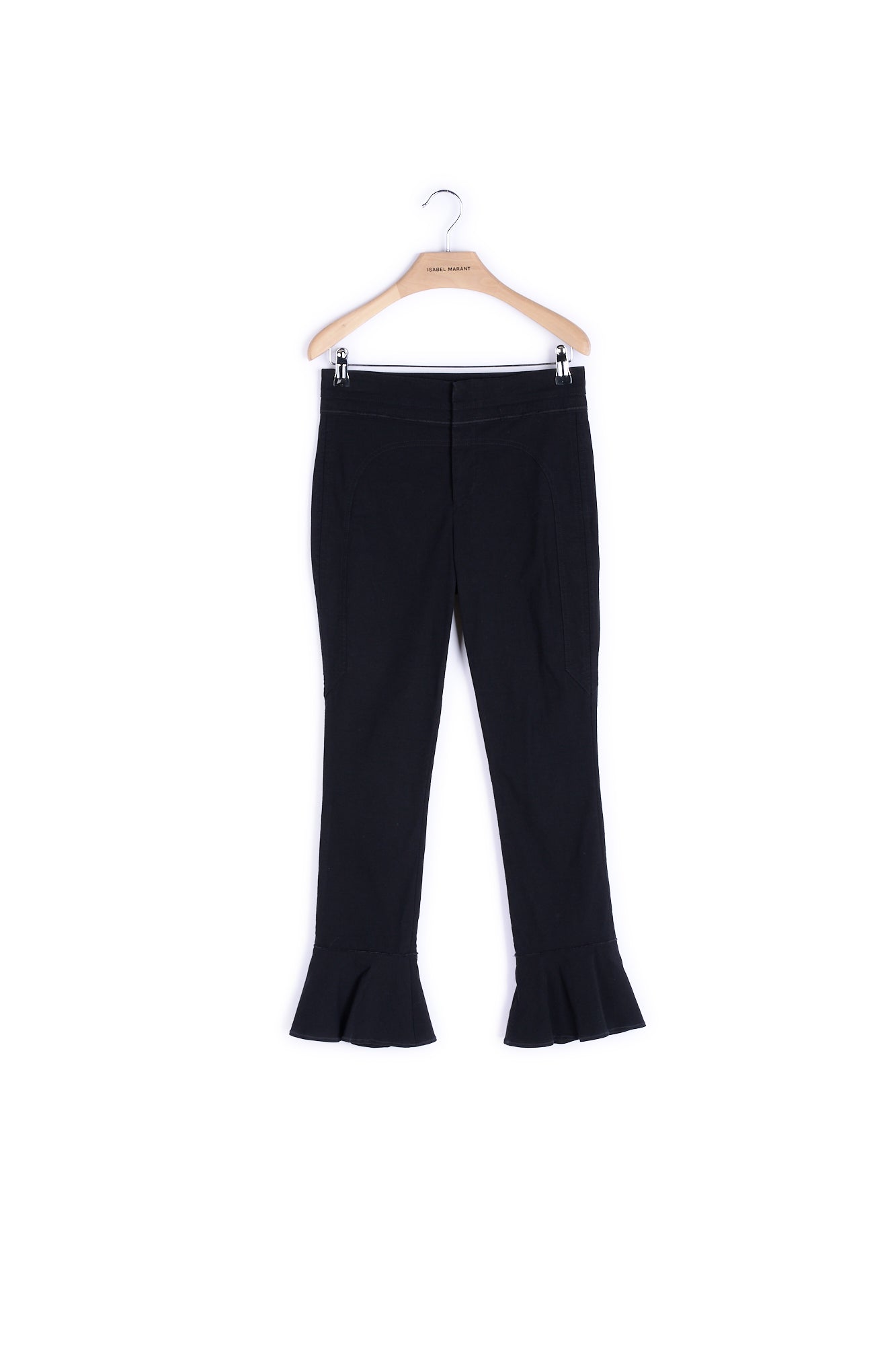 Pantalon Coton mélangé - 36 Faume - seconde main