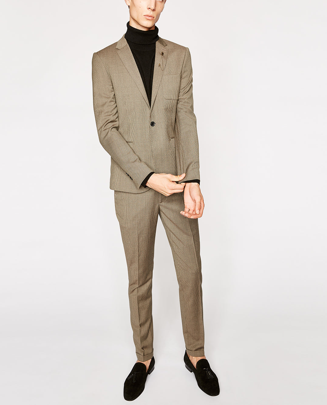 Pantalon en Laine Faume - seconde main
