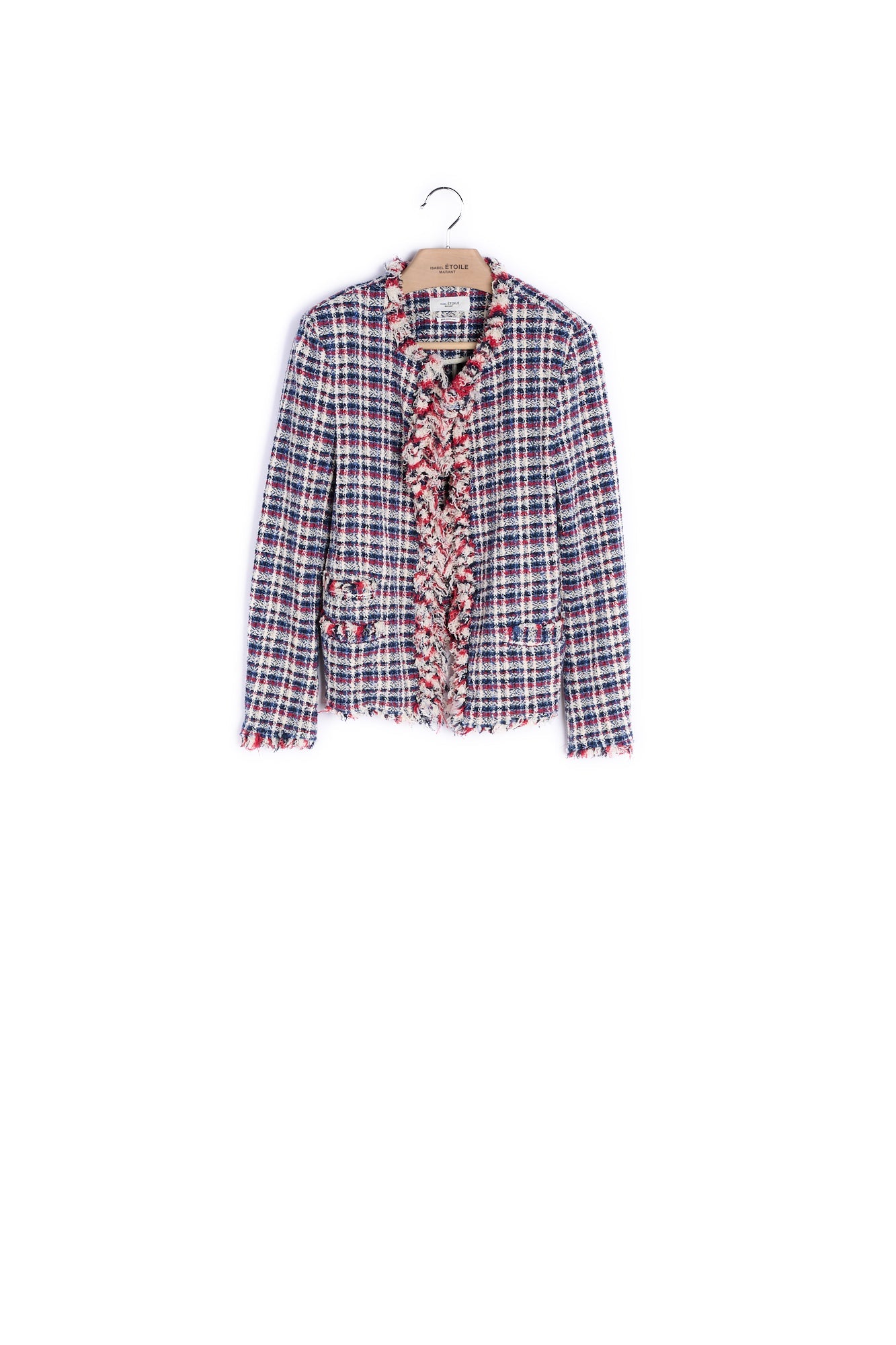 Veste manches longues effet effiloché Coton - 38 Faume - seconde main
