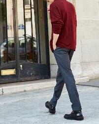 Pull col roulé bordeaux Faume - seconde main