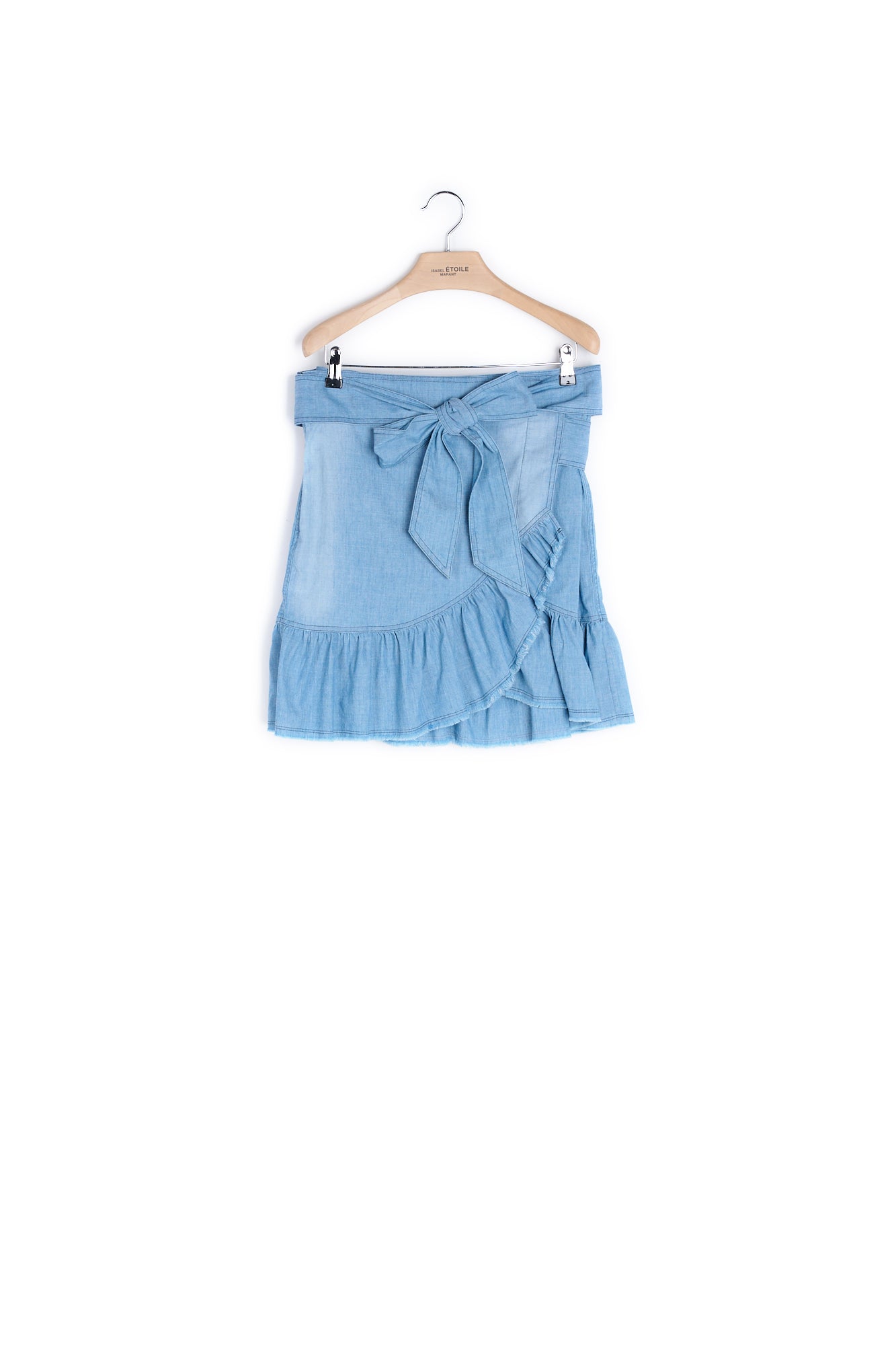 Jupe Chambray - 38 Faume - seconde main