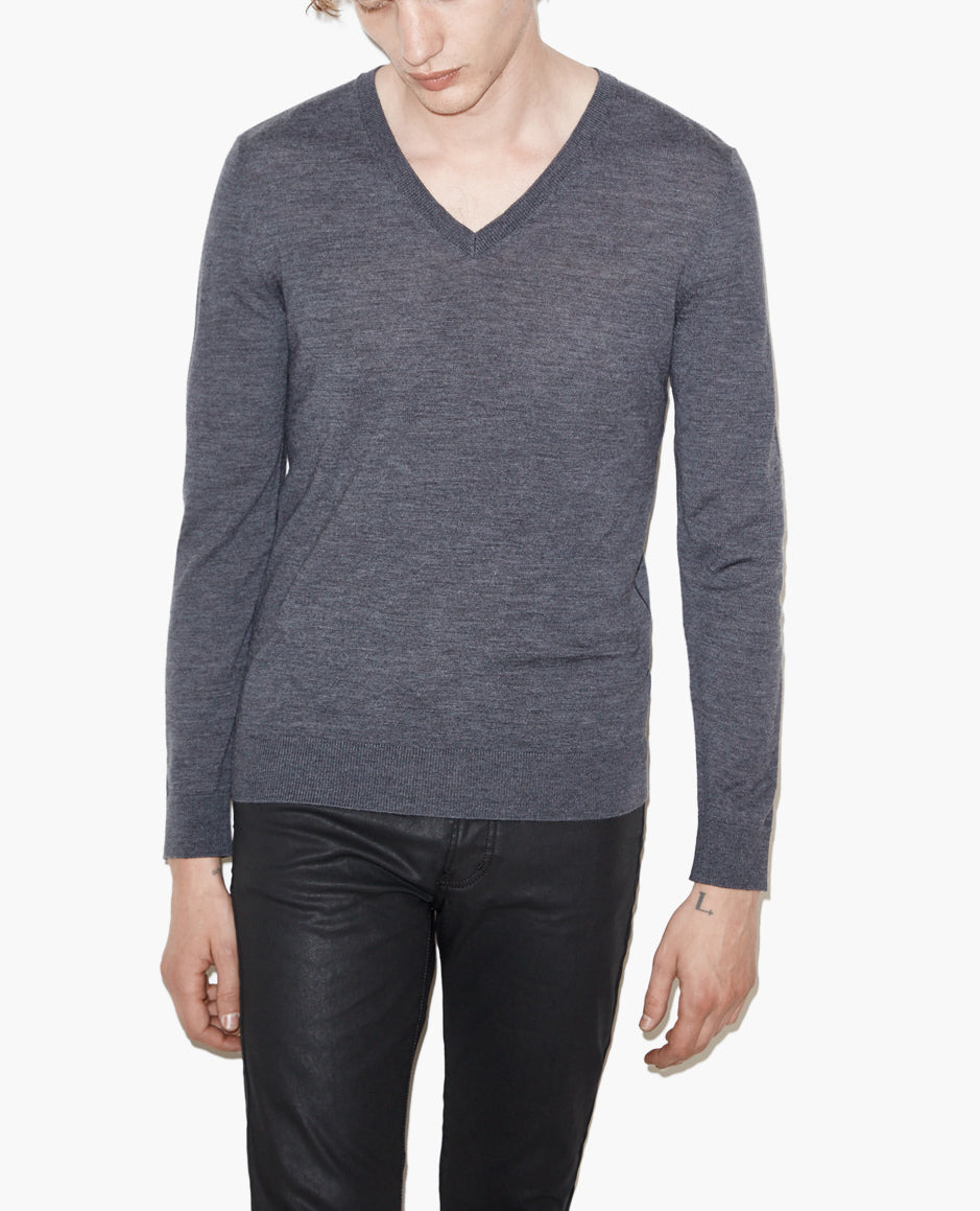 Pull fin gris Faume - seconde main