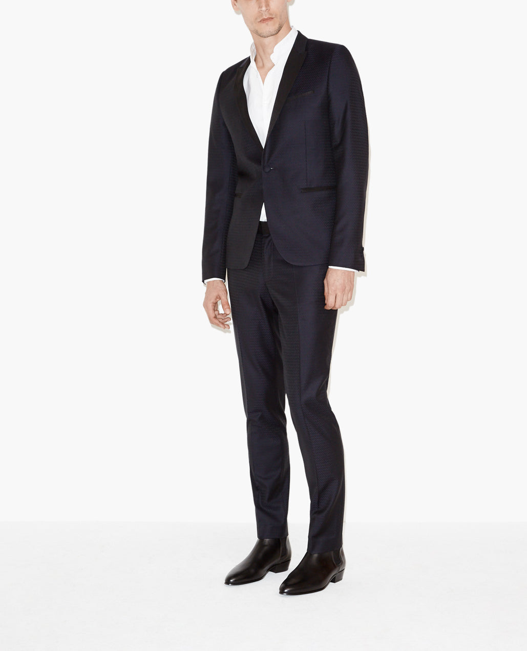 Pantalon droit bleu Faume - seconde main