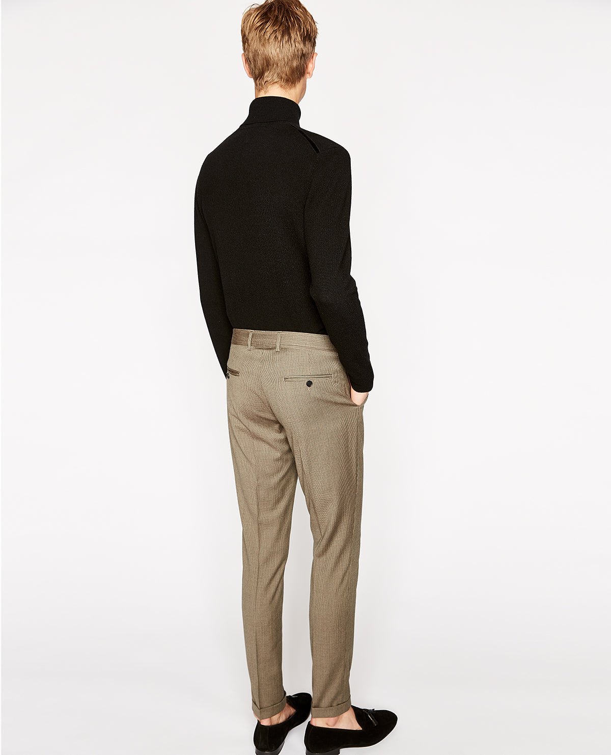 Pantalon en Laine Faume - seconde main