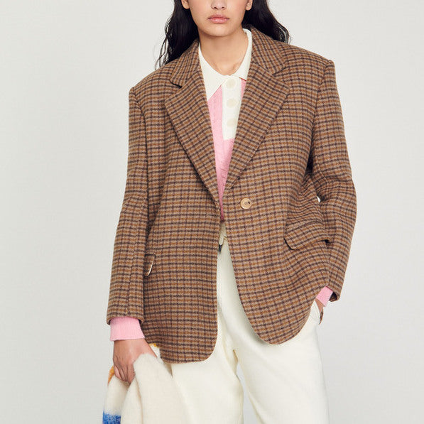 Veste de tailleur oversize Faume - seconde main