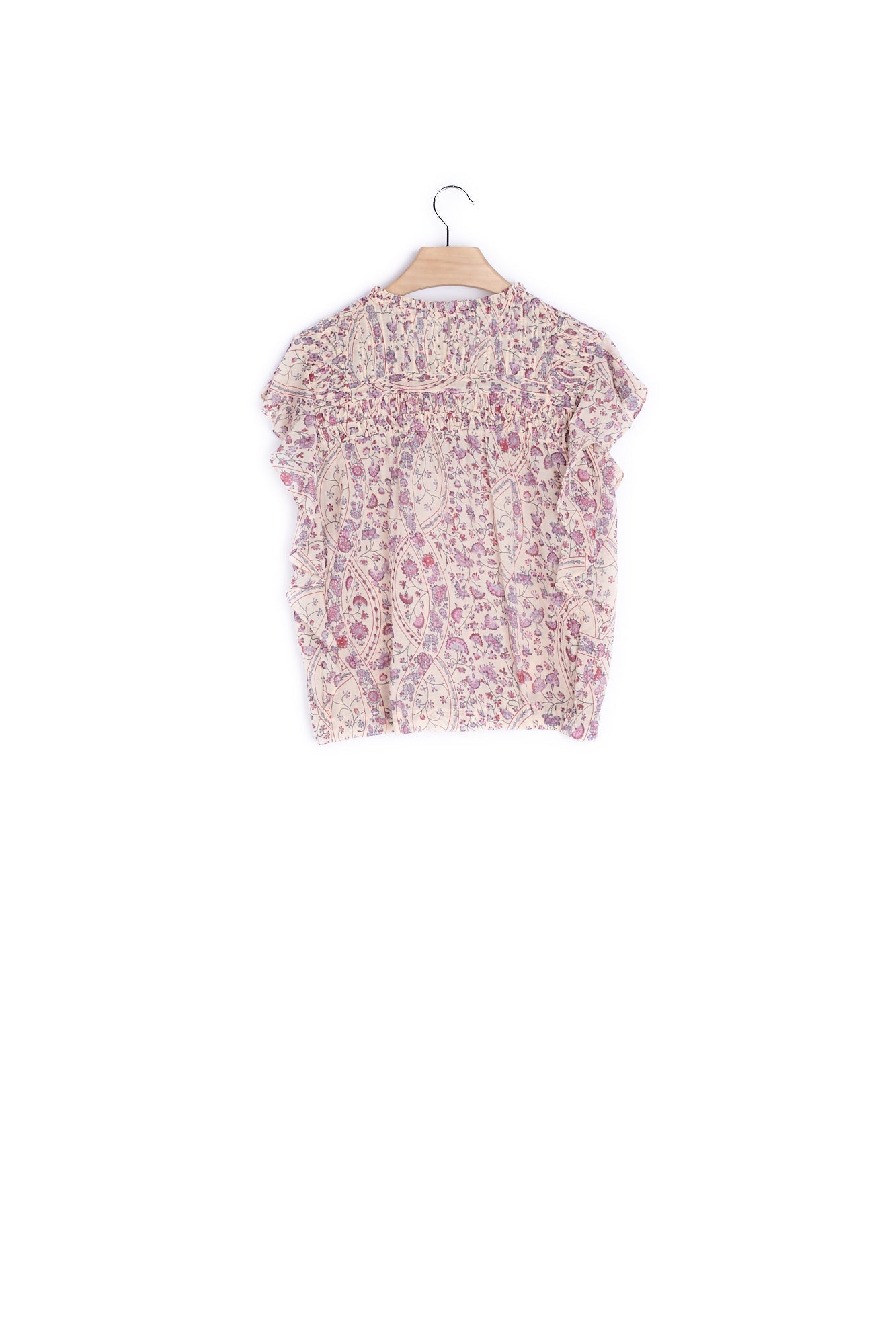 Haut Coton Imprimé - 38 Faume - seconde main