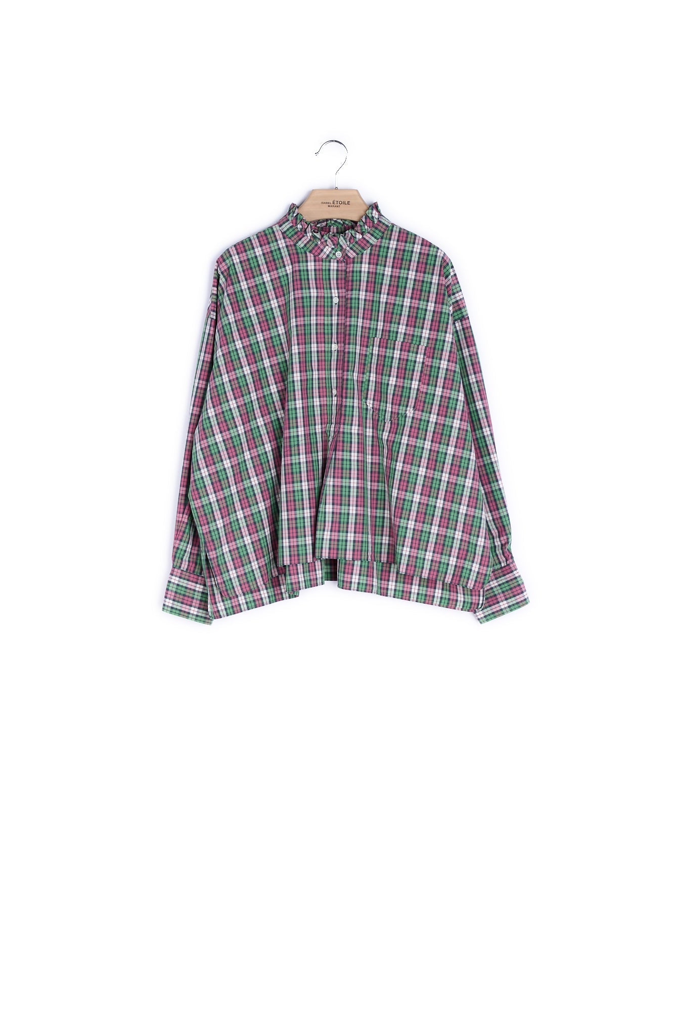 Chemise large col serré manches longues - 40 Faume - seconde main