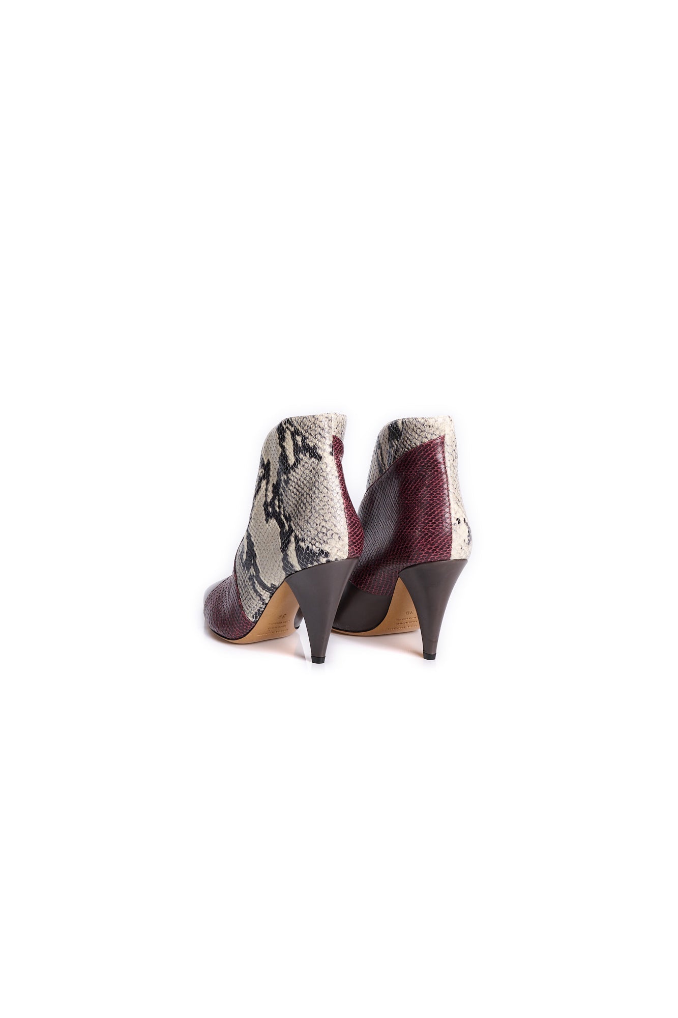 Bottines cuir - 38 Faume - seconde main