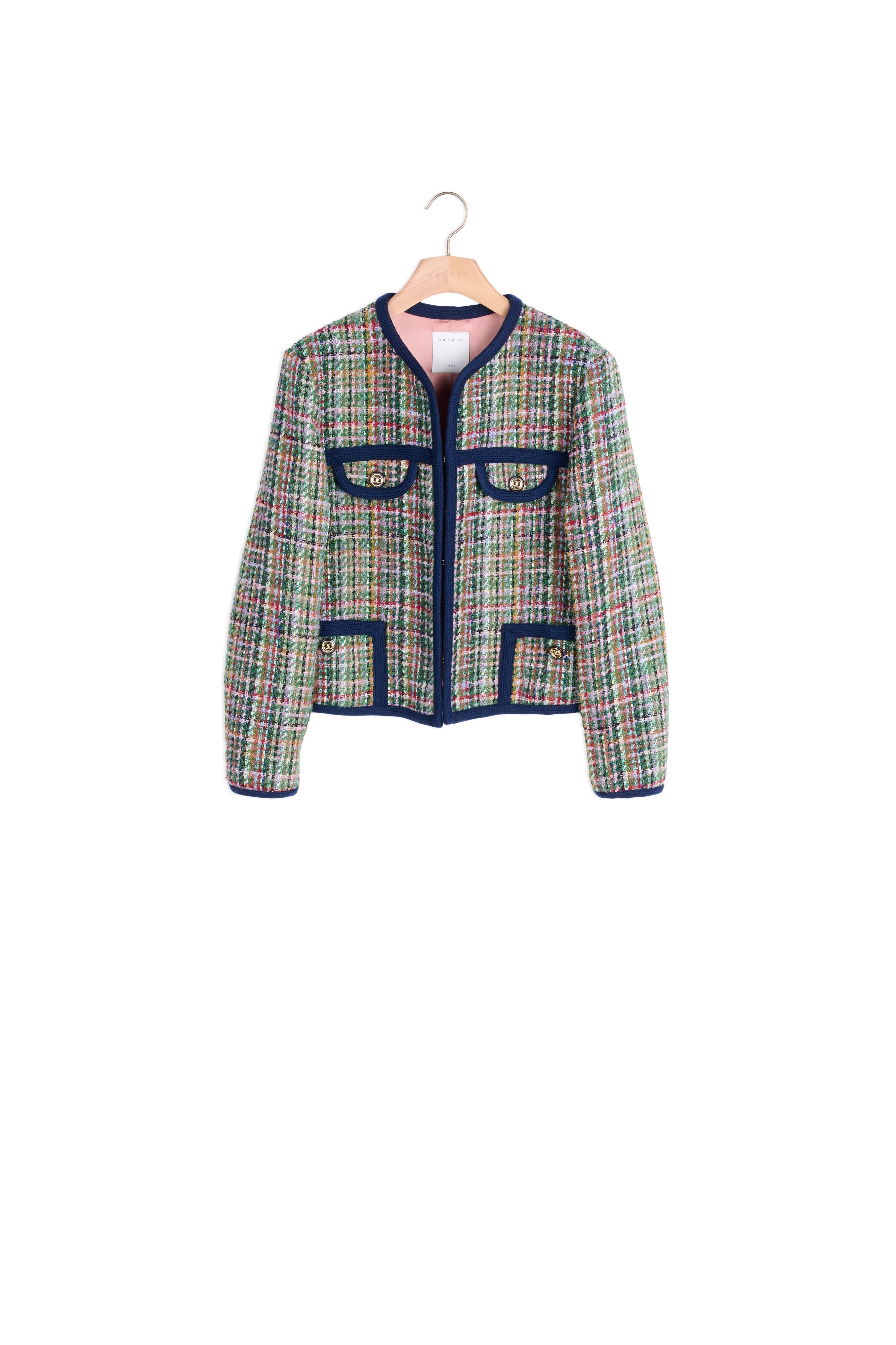 Veste en tweed multicolore Faume - seconde main